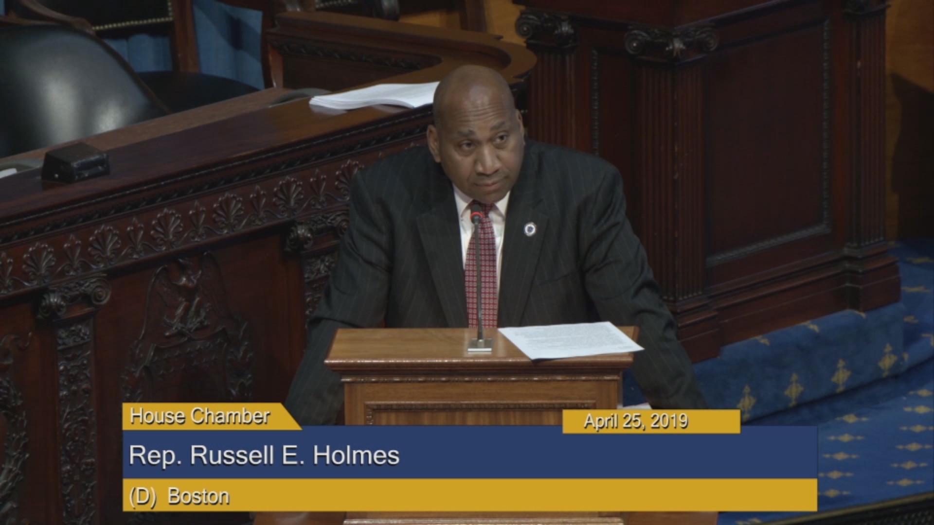 Thumbnail image for Commonwealth of Massachusetts State House, House of Representatives.  Formal Budget Session, FY2020 General Appropriations Bill, April 25, 2019, Part 1 of 2.