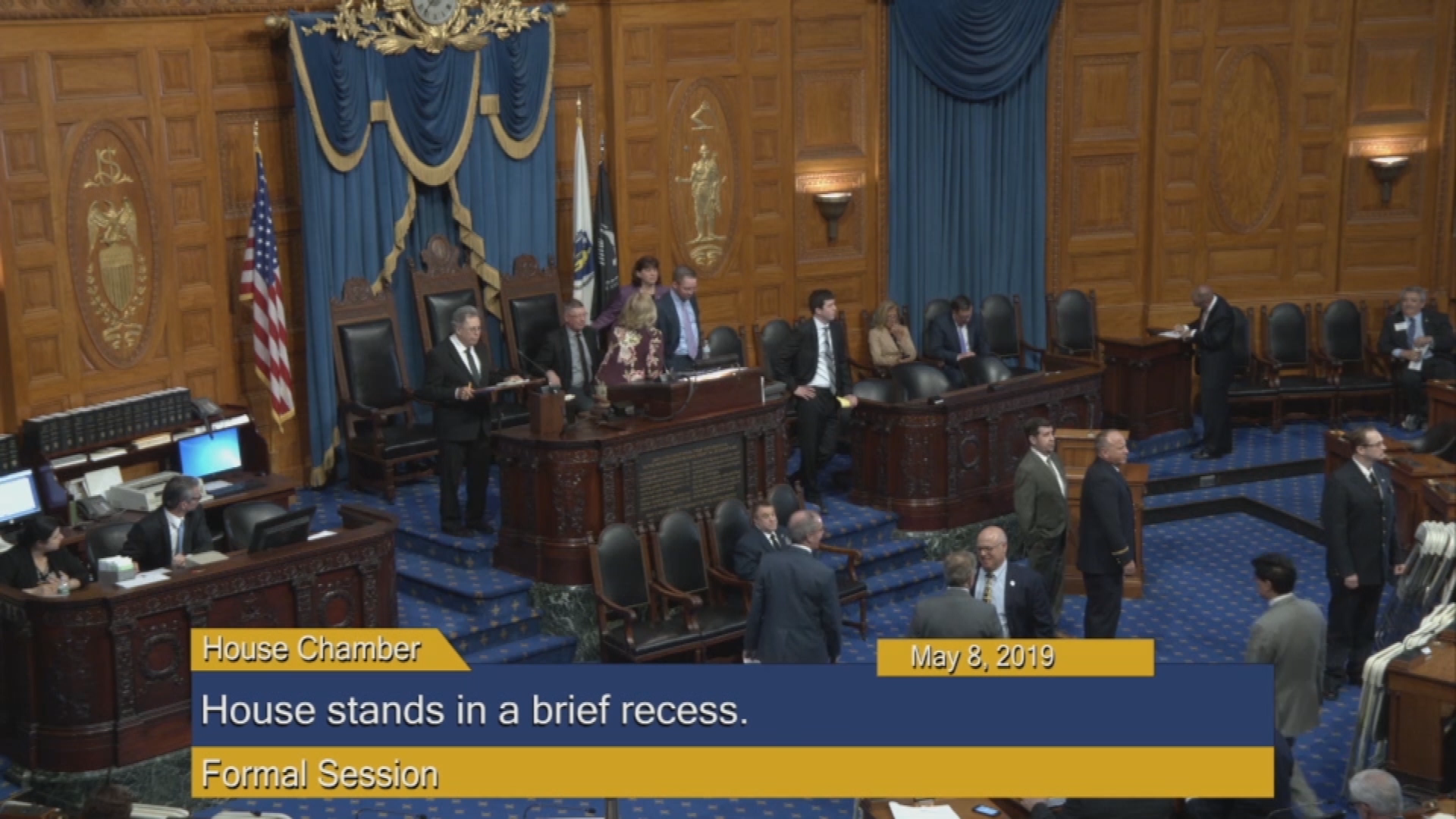 Thumbnail image for Commonwealth of Massachusetts State House.  House of Representatives, Formal Session, May 8, 2019.