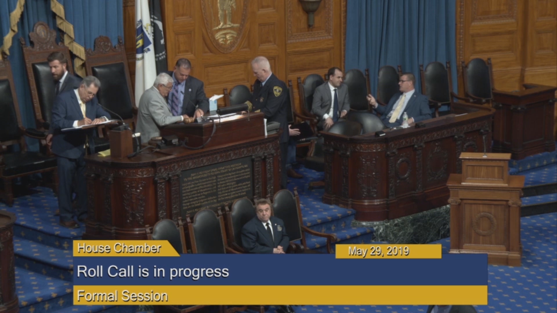 Thumbnail image for Commonwealth of Massachusetts State House.  House of Representatives, Formal Session, May 29, 2019.
