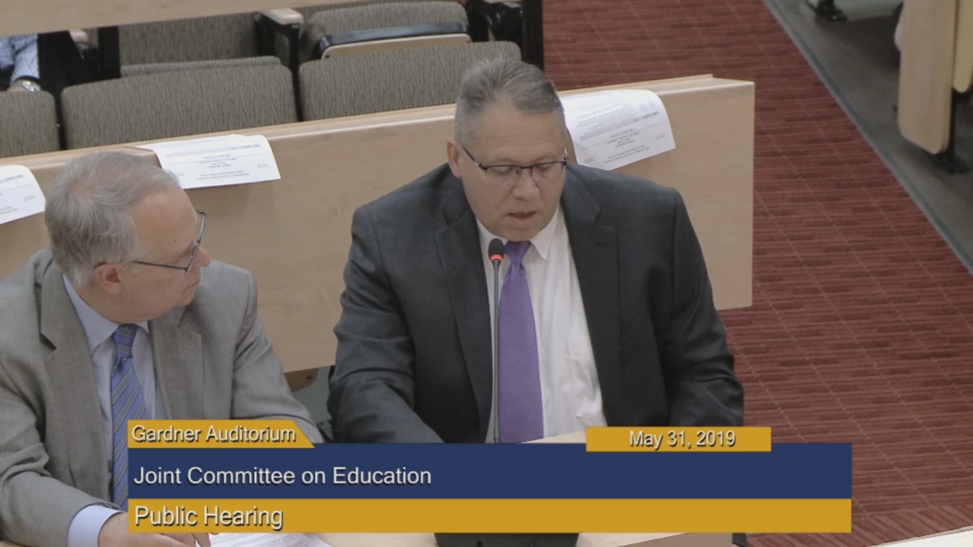 Thumbnail image for Commonwealth of Massachusetts State House.  Joint Committee on Education, Public Hearing, May 31, 2019.