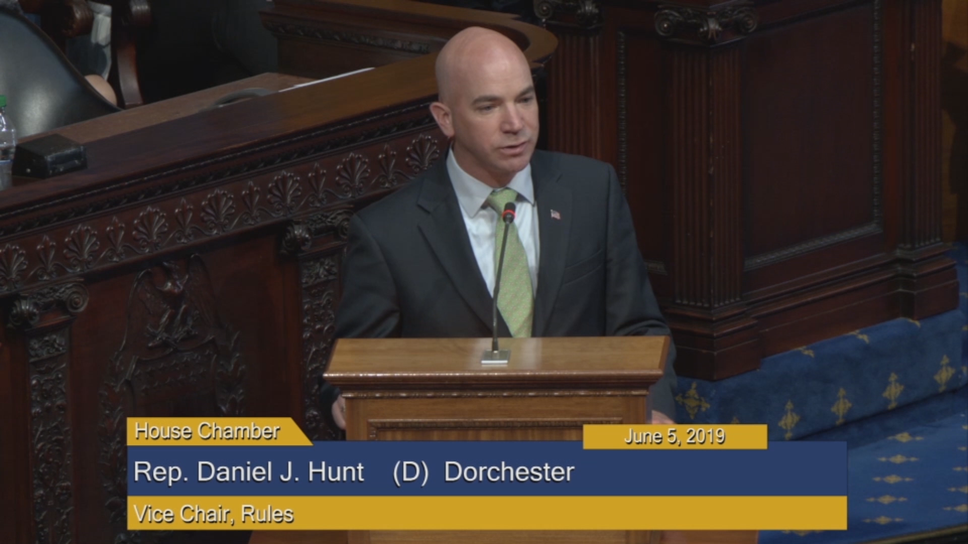Thumbnail image for Commonwealth of Massachusetts State House.  House of Representatives, Formal Session, June 5, 2019.