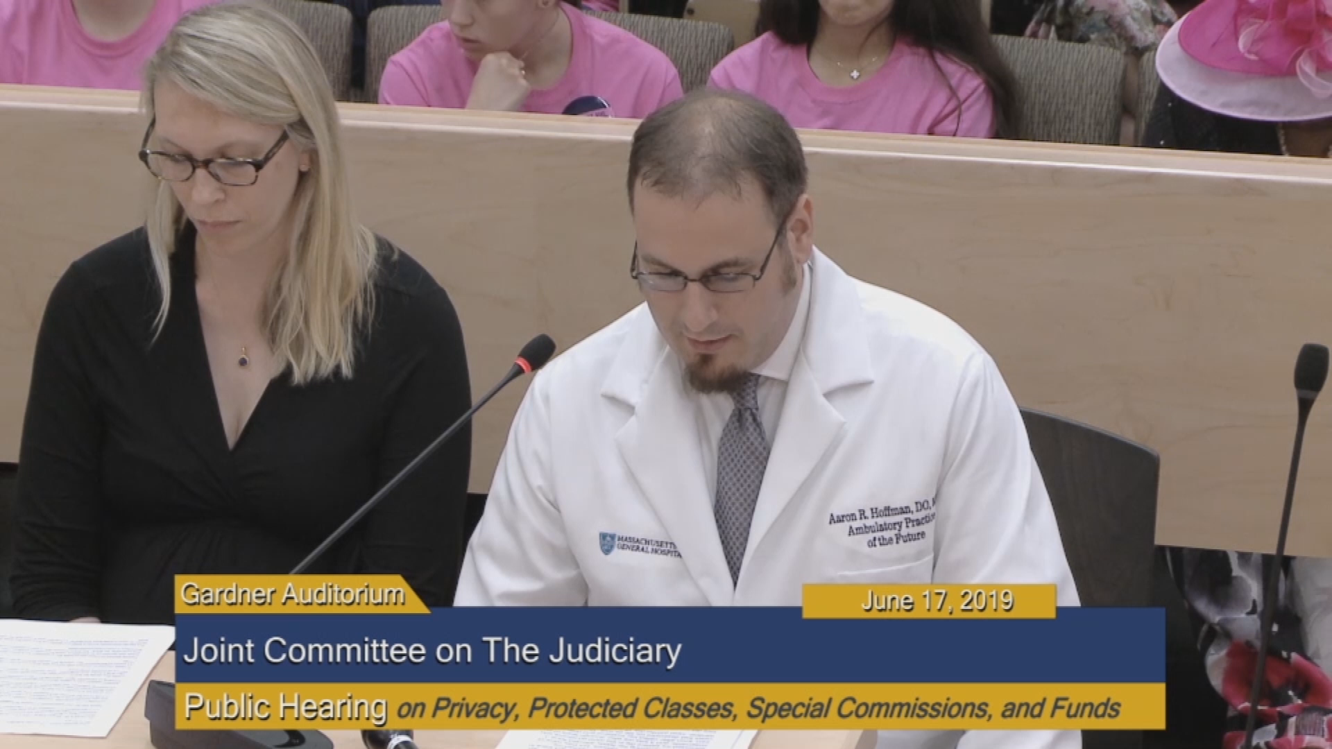 Thumbnail image for Commonwealth of Massachusetts State House.  Joint Committee on the Judiciary, Public Hearing on Privacy, Protected Classes, Special Commissions, and Funds. Part 2 of 3, June 17, 2019.