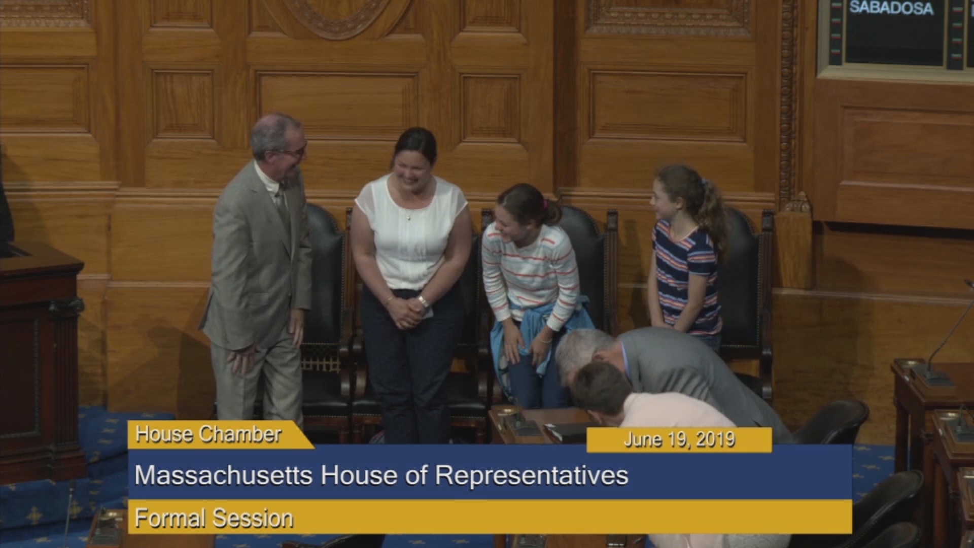 Thumbnail image for Commonwealth of Massachusetts State House.  House of Representatives, Formal Session, June 19, 2019.