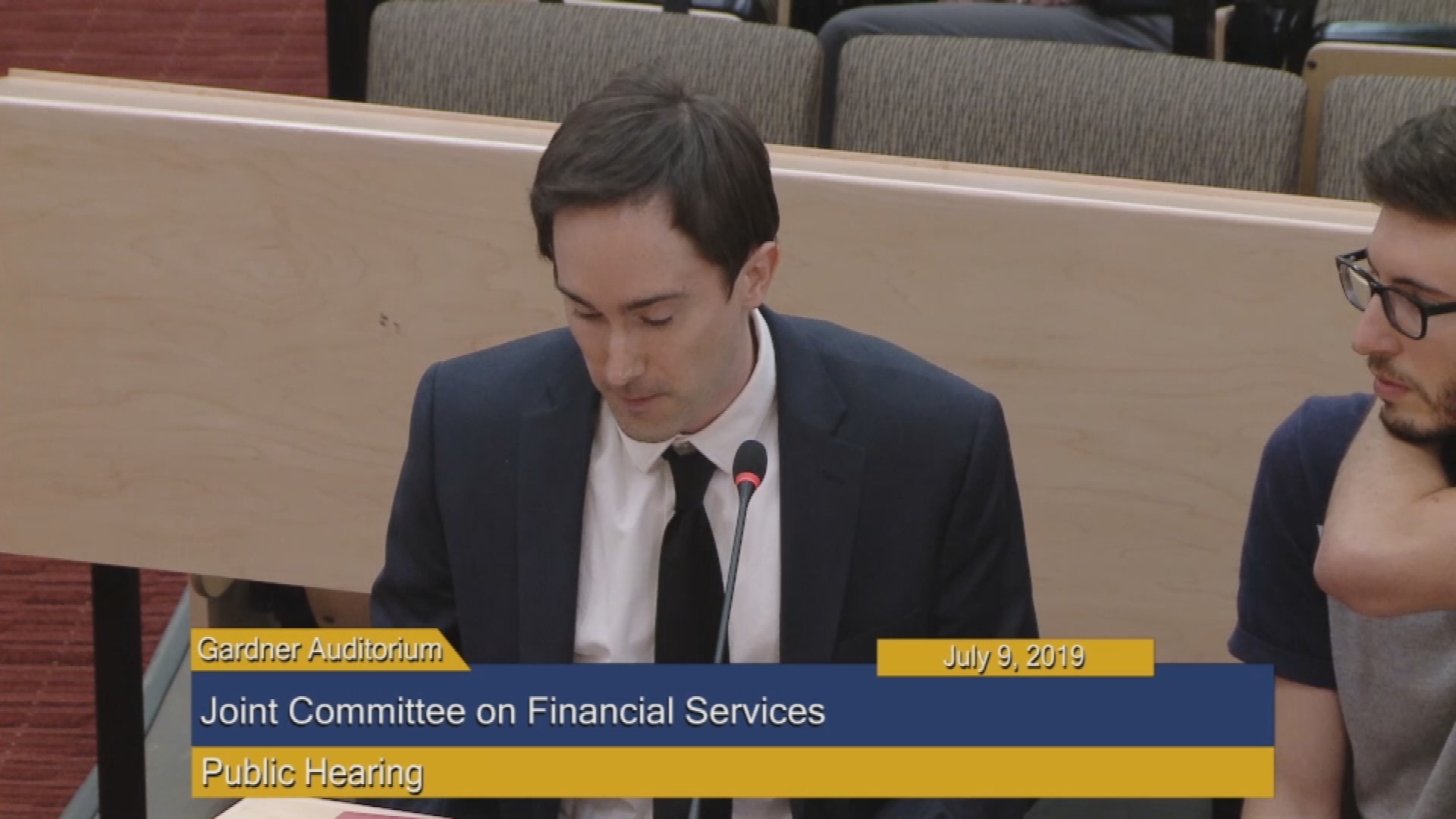 Thumbnail image for Commonwealth of Massachusetts State House.  Joint Committee on Financial Services.  Part 2 of 2, July 9, 2019.