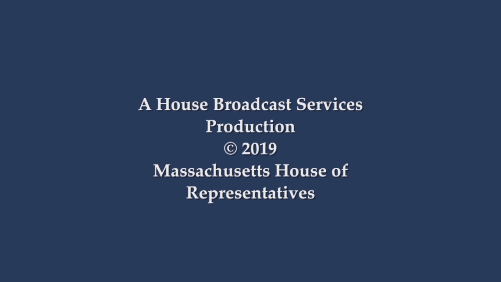 Thumbnail image for Commonwealth of Massachusetts State House.  House of Representatives, Committee on Post Audit and Oversight Hearing, July 11, 2019.