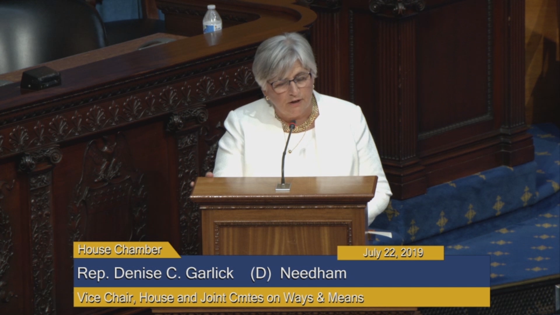 Thumbnail image for Commonwealth of Massachusetts State House.  House of Representatives, Formal Session, July 22, 2019.