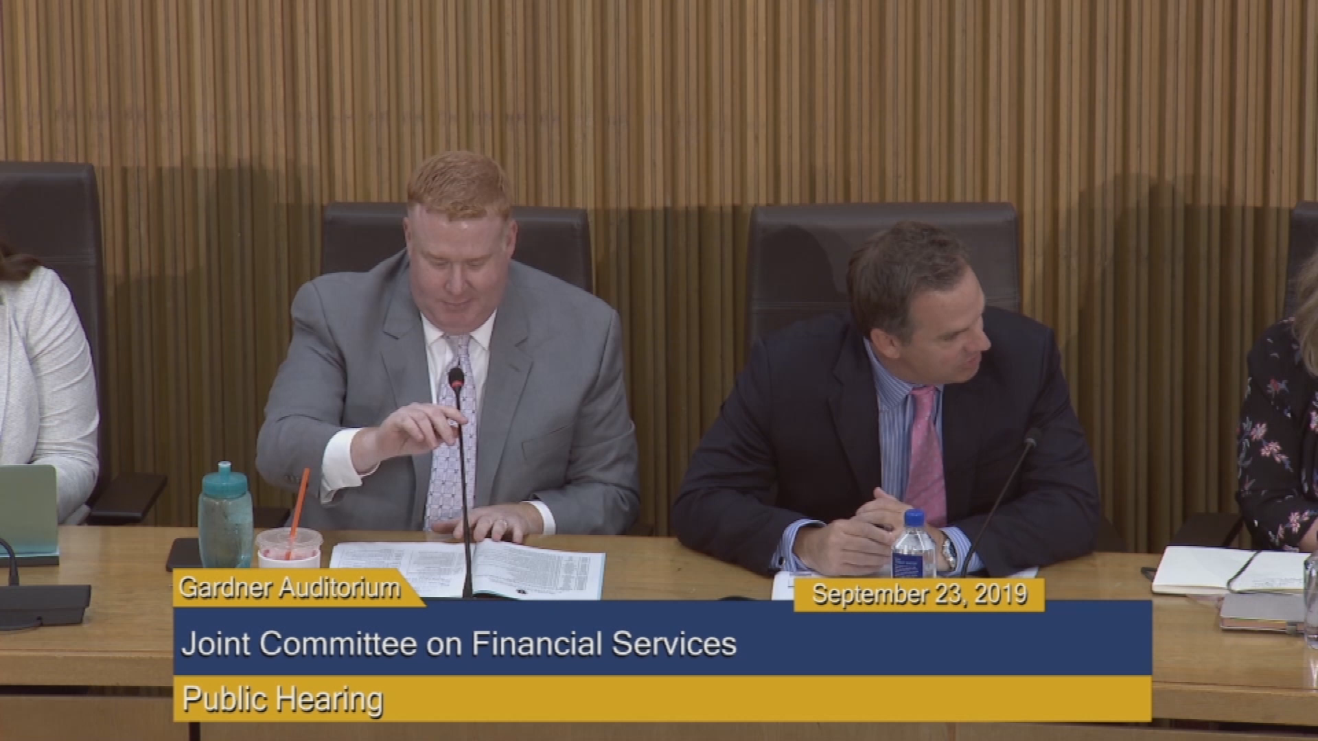 Thumbnail image for Commonwealth of Massachusetts State House.  Joint Committee on Financial Services, Public Hearing, September 23rd, 2019.