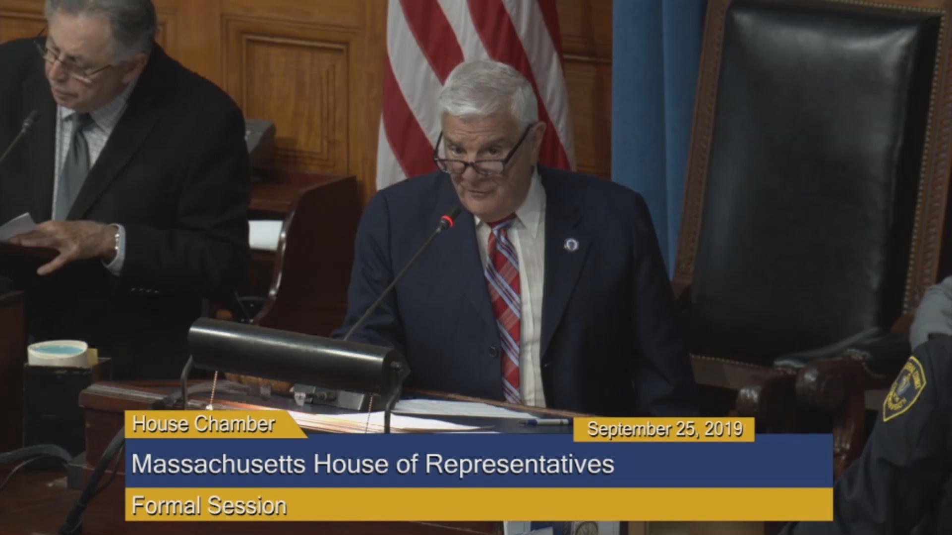 Thumbnail image for Commonwealth of Massachusetts State House.  House of Representatives, Formal Session, September 25, 2019.