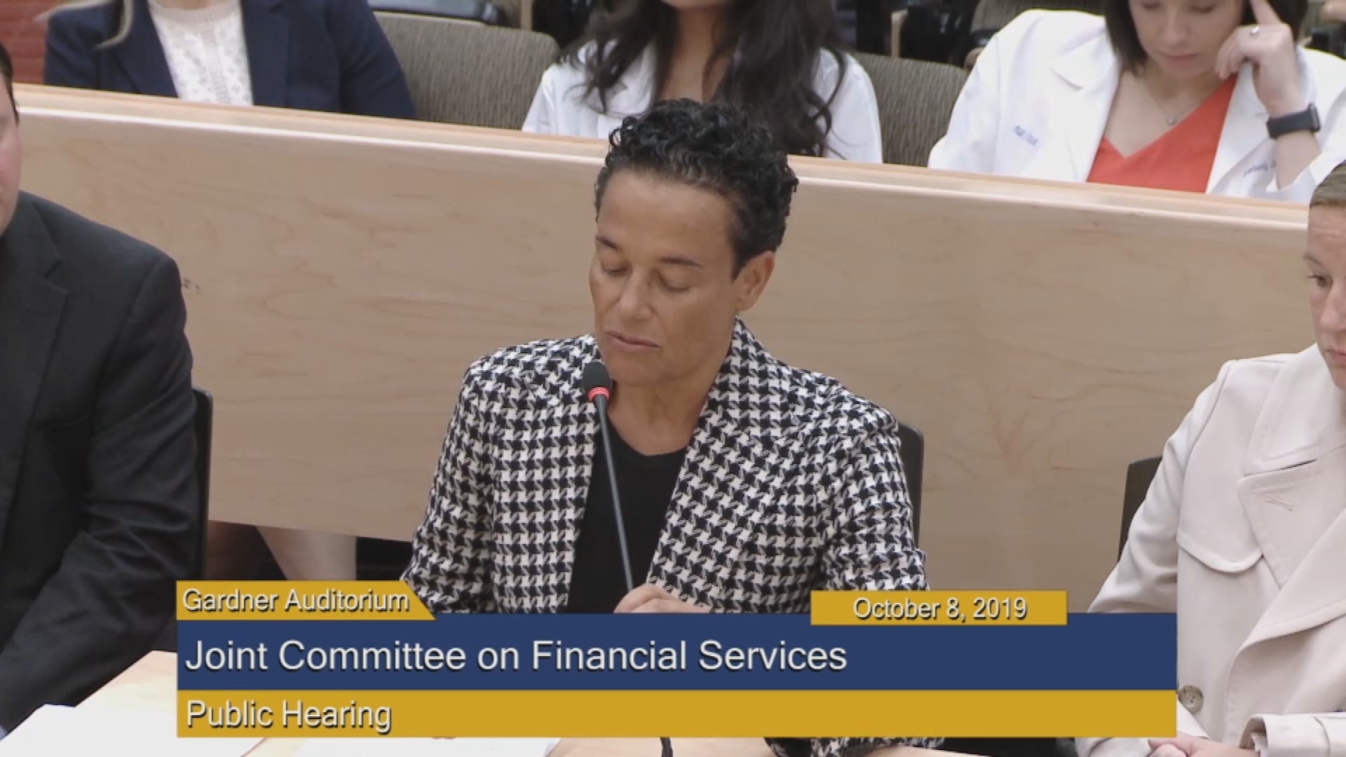 Thumbnail image for Commonwealth of Massachusetts State House.  Joint Committee on Financial Services, Public Hearing, October 8, 2019.