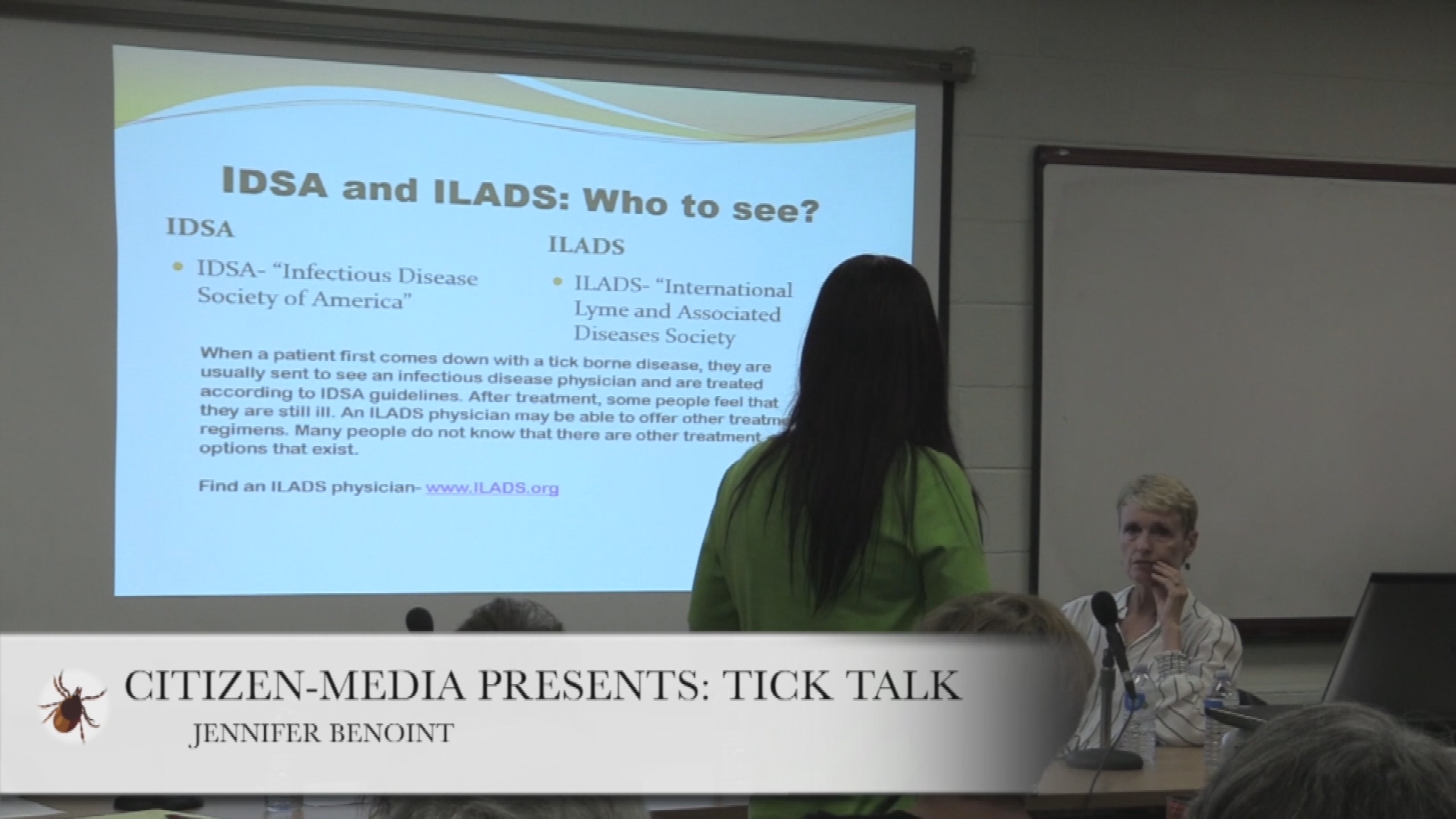 "Citizen-Media presents 'Tick Talk,' with Mary Beth Pfeiffer, author, 'Lyme: The First Epidemic of Climate Change.'"