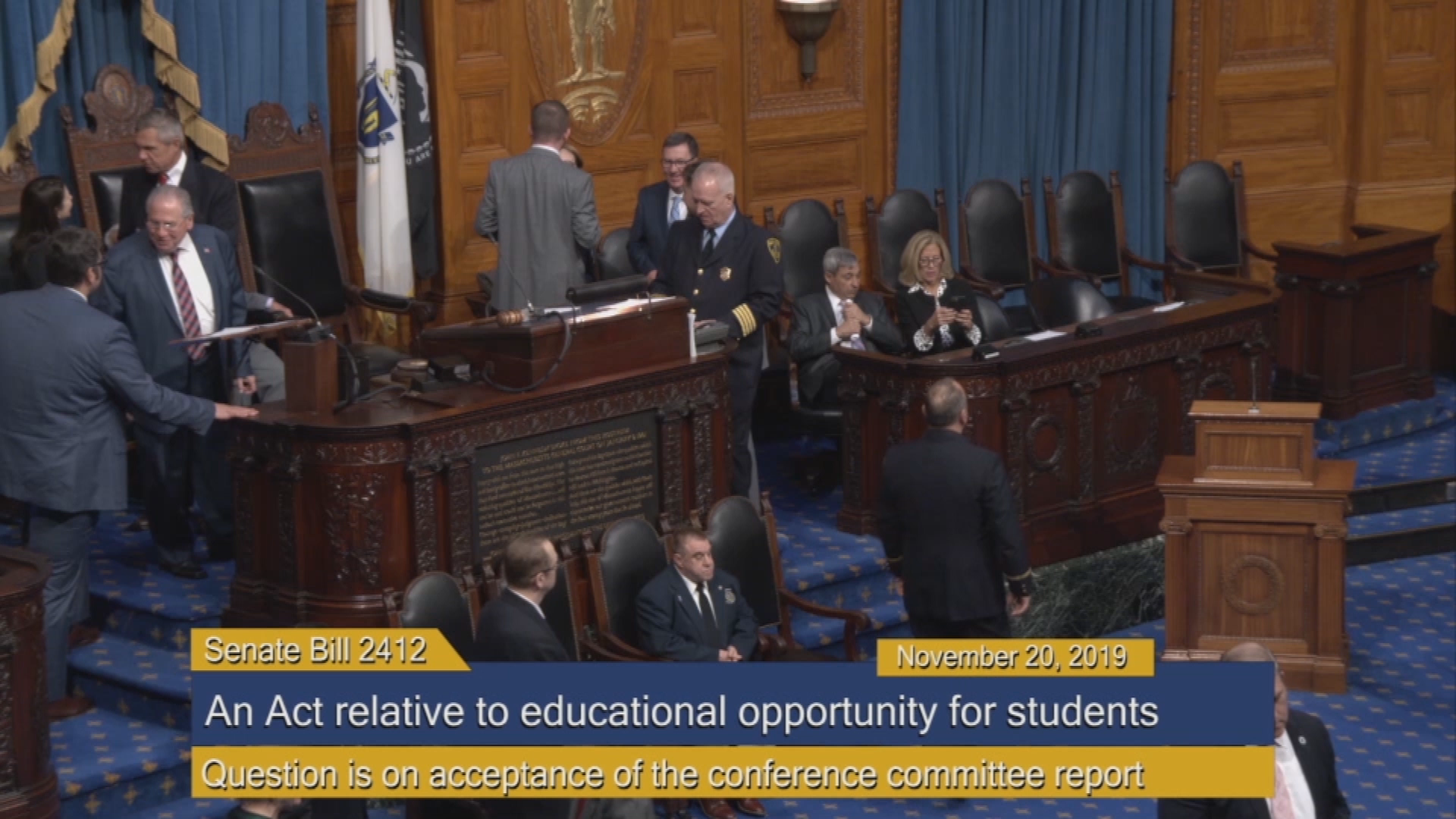 Thumbnail image for Commonwealth of Massachusetts State House.  House of Representatives, Formal Session, November 20, 2019.