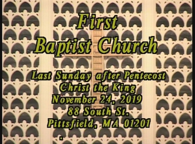 Thumbnail image for First Baptist Church of Pittsfield, November 24, 2019.