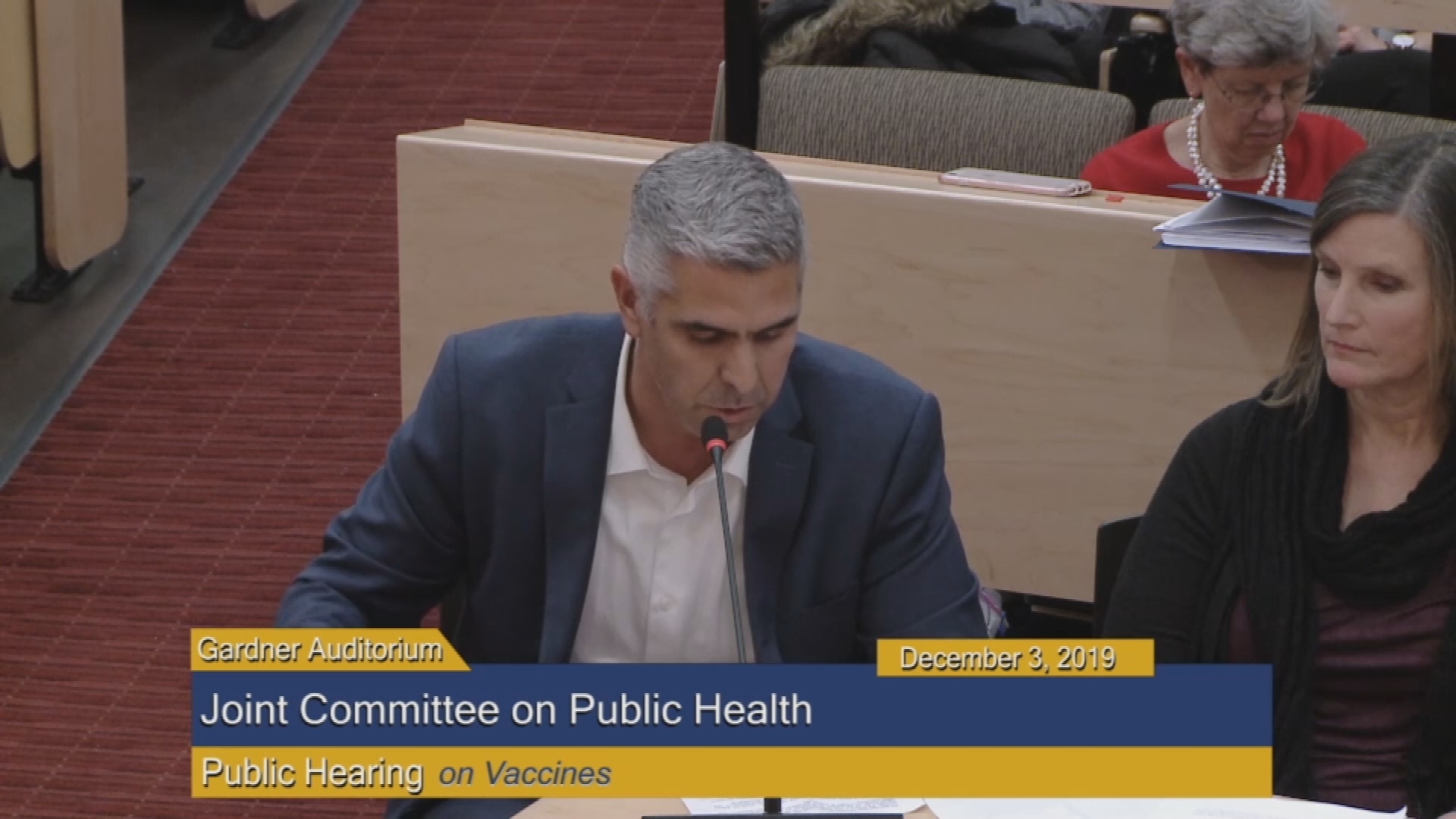 Thumbnail image for Commonwealth of Massachusetts State House.  Joint Committee on Public Health, Public Hearing on Vaccines, Part 4 of 4, December 3, 2019.