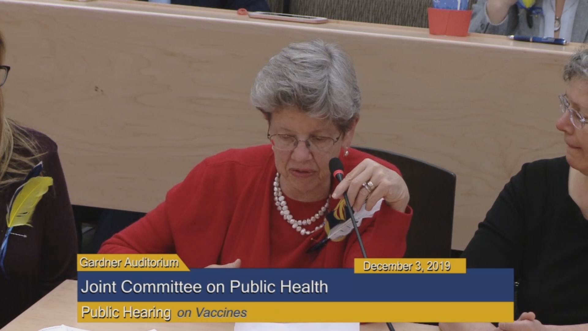Thumbnail image for Commonwealth of Massachusetts State House.  Joint Committee on Public Health, Public Hearing on Vaccines, Part 1 of 4, December 3, 2019.