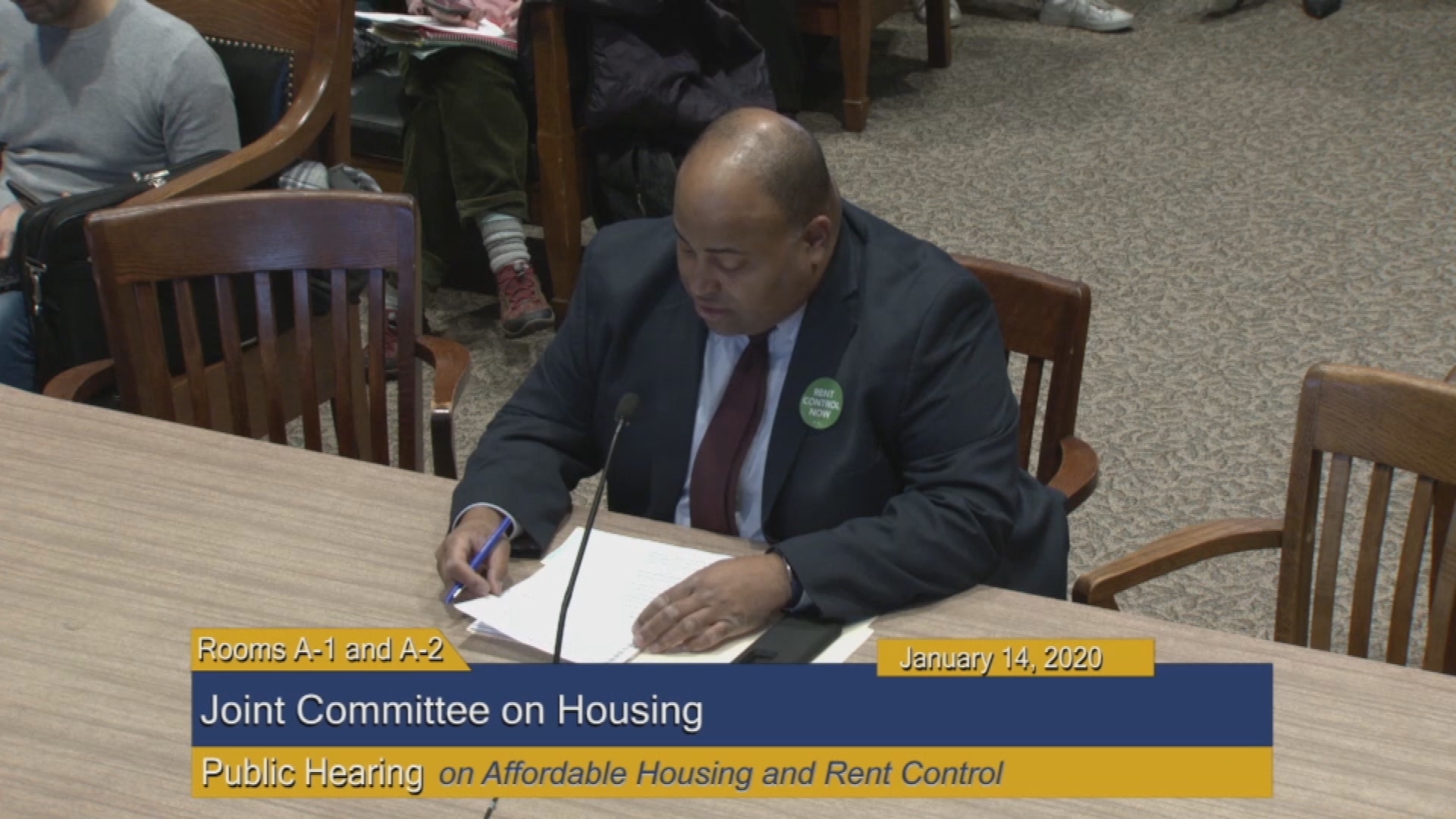 Thumbnail image for Commonwealth of Massachusetts State House.  Joint Committee on Housing, Public Hearing on Affordable Housing and Rent Control, Part 2 of 3, January 14, 2020.