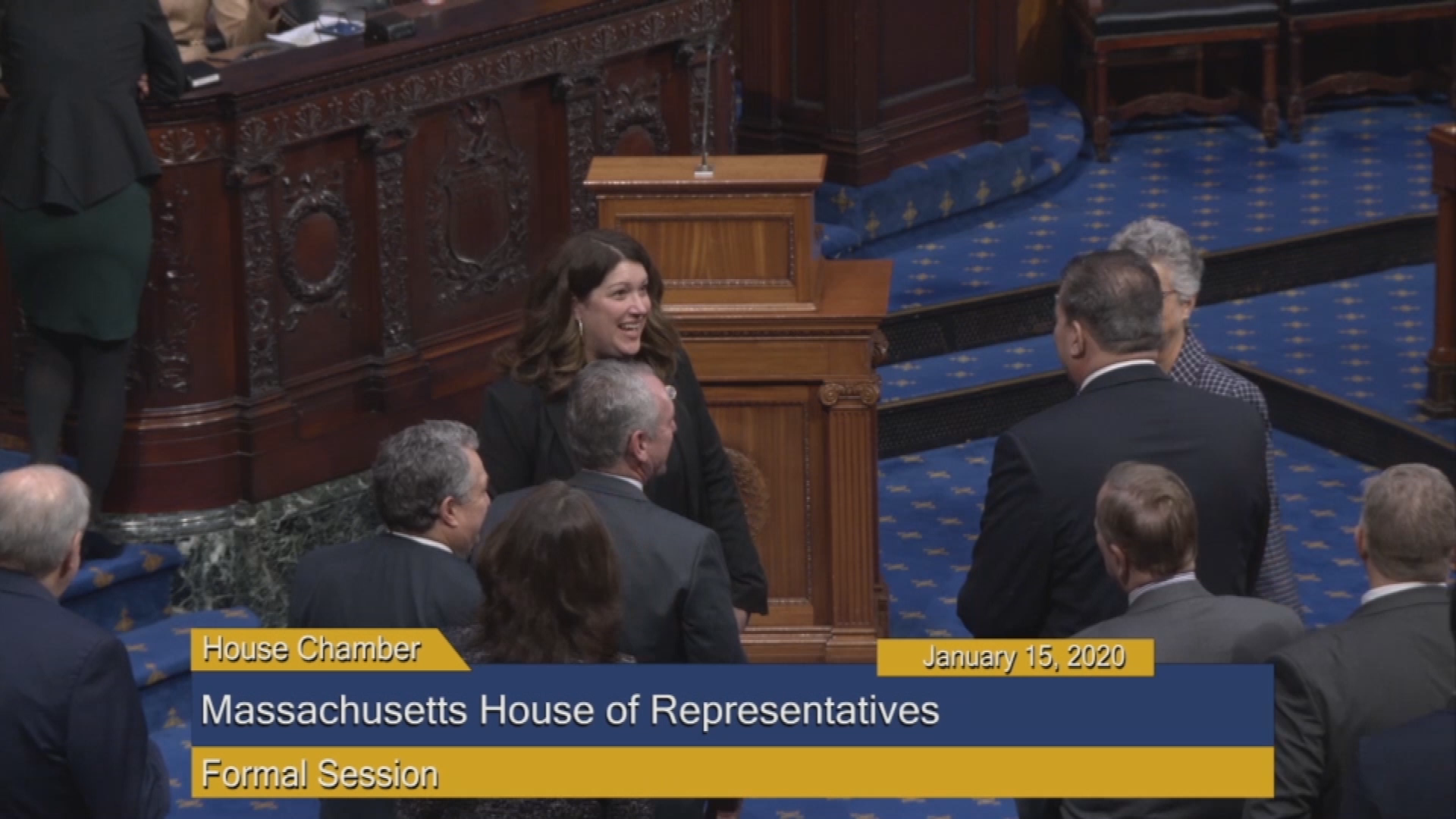Thumbnail image for Commonwealth of Massachusetts State House.  House of Representatives, Formal Session, January 15, 2020.