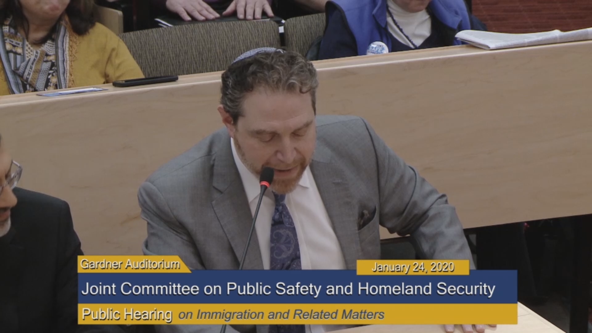 Thumbnail image for Commonwealth of Massachusetts State House.  Joint Committee on Public Safety and Homeland Security, Public Hearing, Part 1 of 2, January 24, 2020.