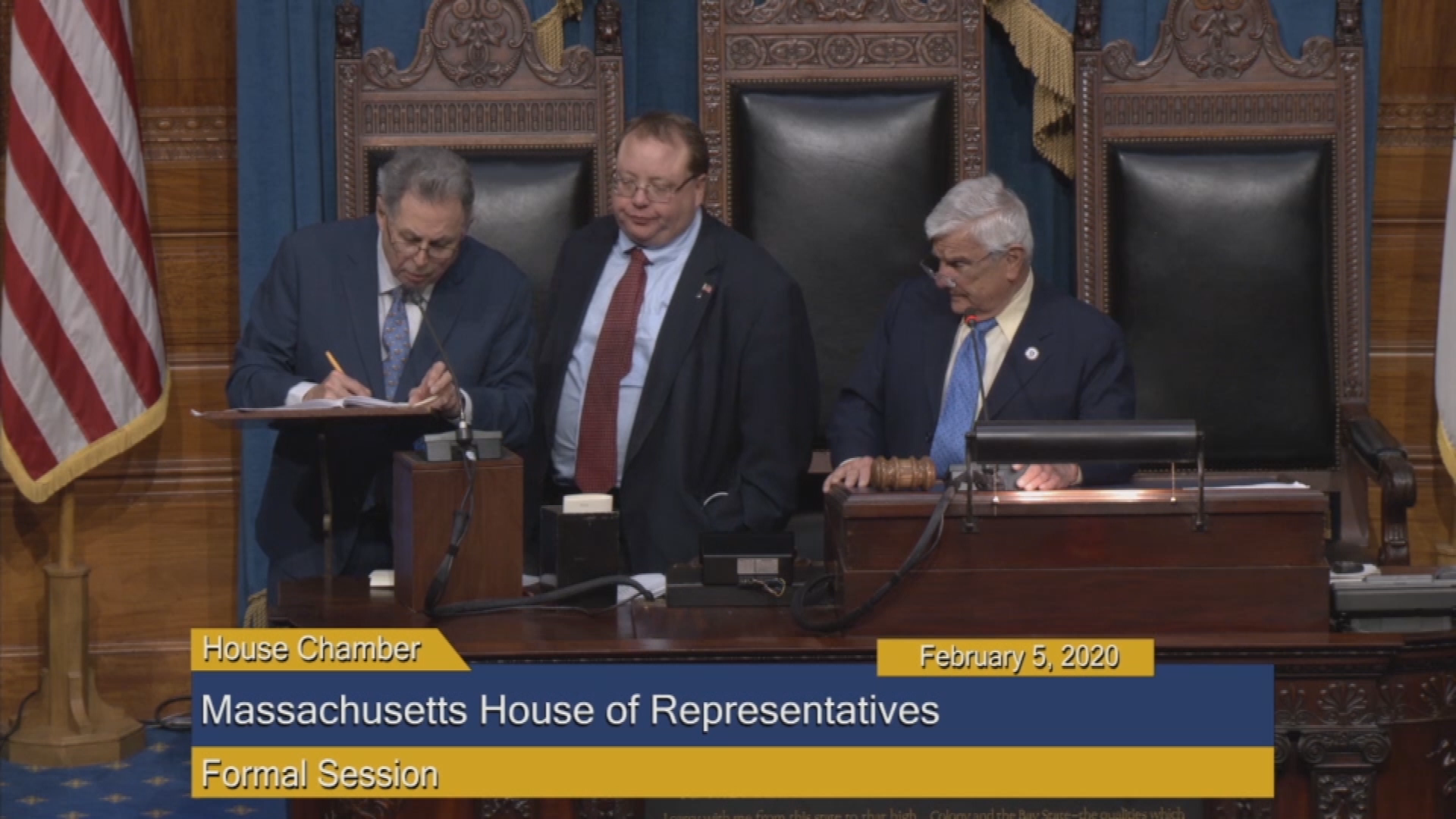 Thumbnail image for Commonwealth of Massachusetts State House.  House of Representatives, Formal Session, February 5, 2020.