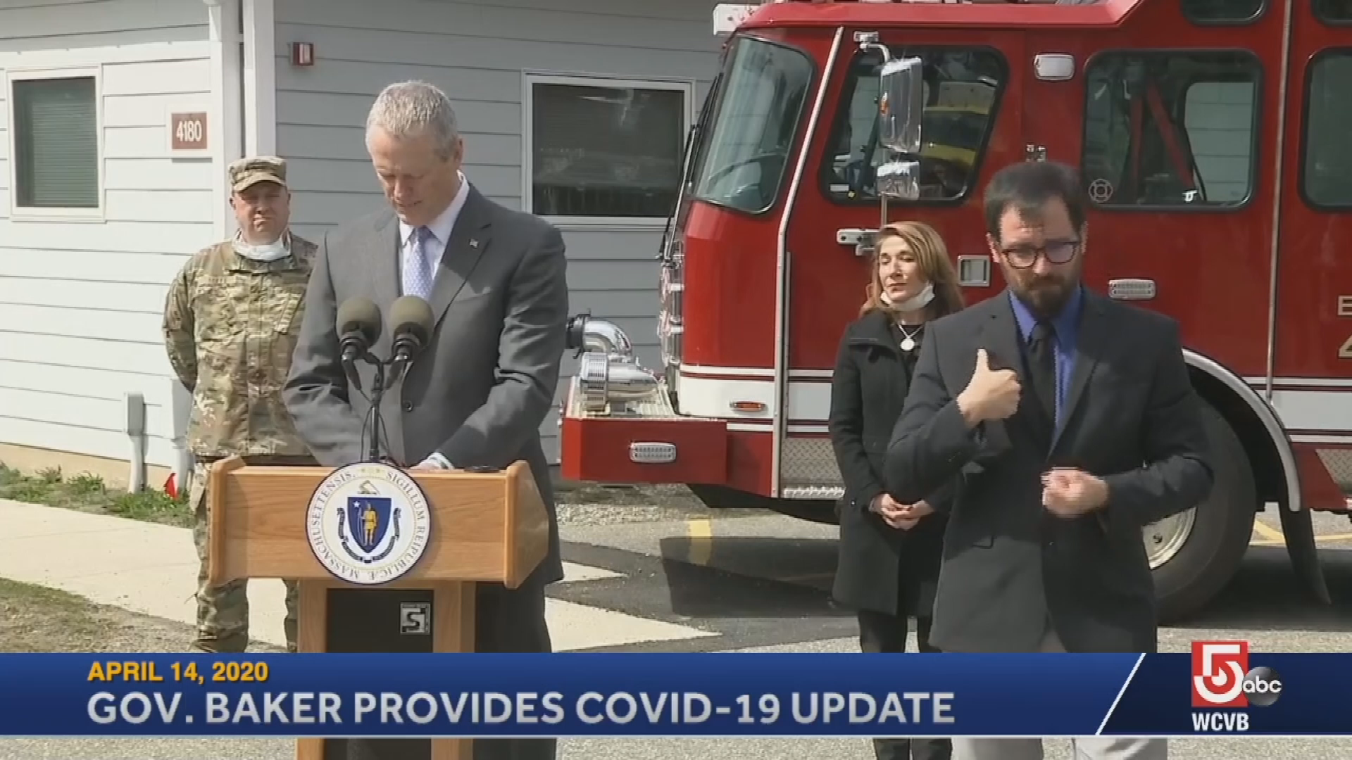 Thumbnail image for Commonwealth of Massachusetts State House.  Governor Baker COVID-19 Update: April 14, 2020.