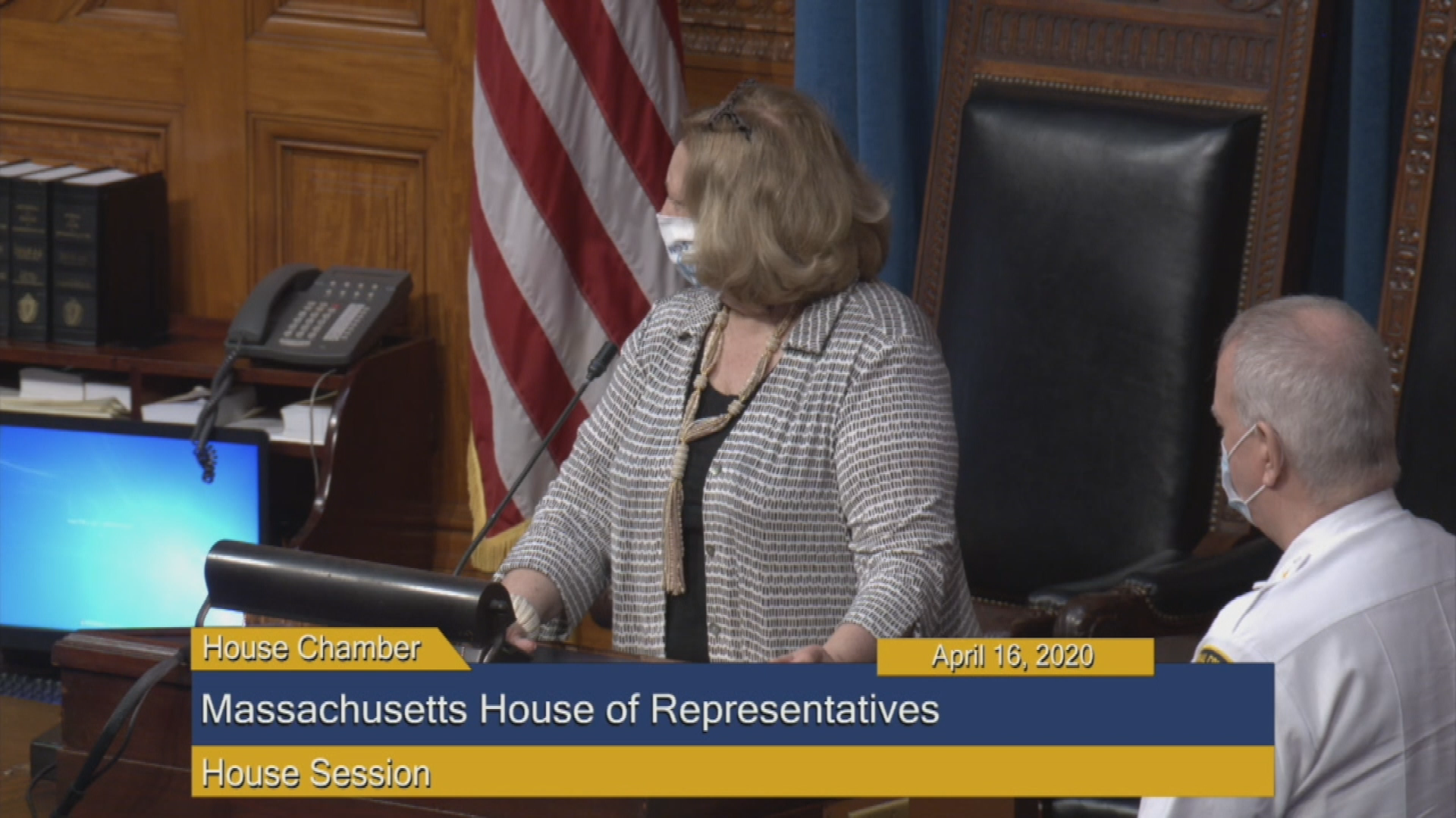 Thumbnail image for Commonwealth of Massachusetts State House.  House of Representatives Informal Session, April 16, 2016.