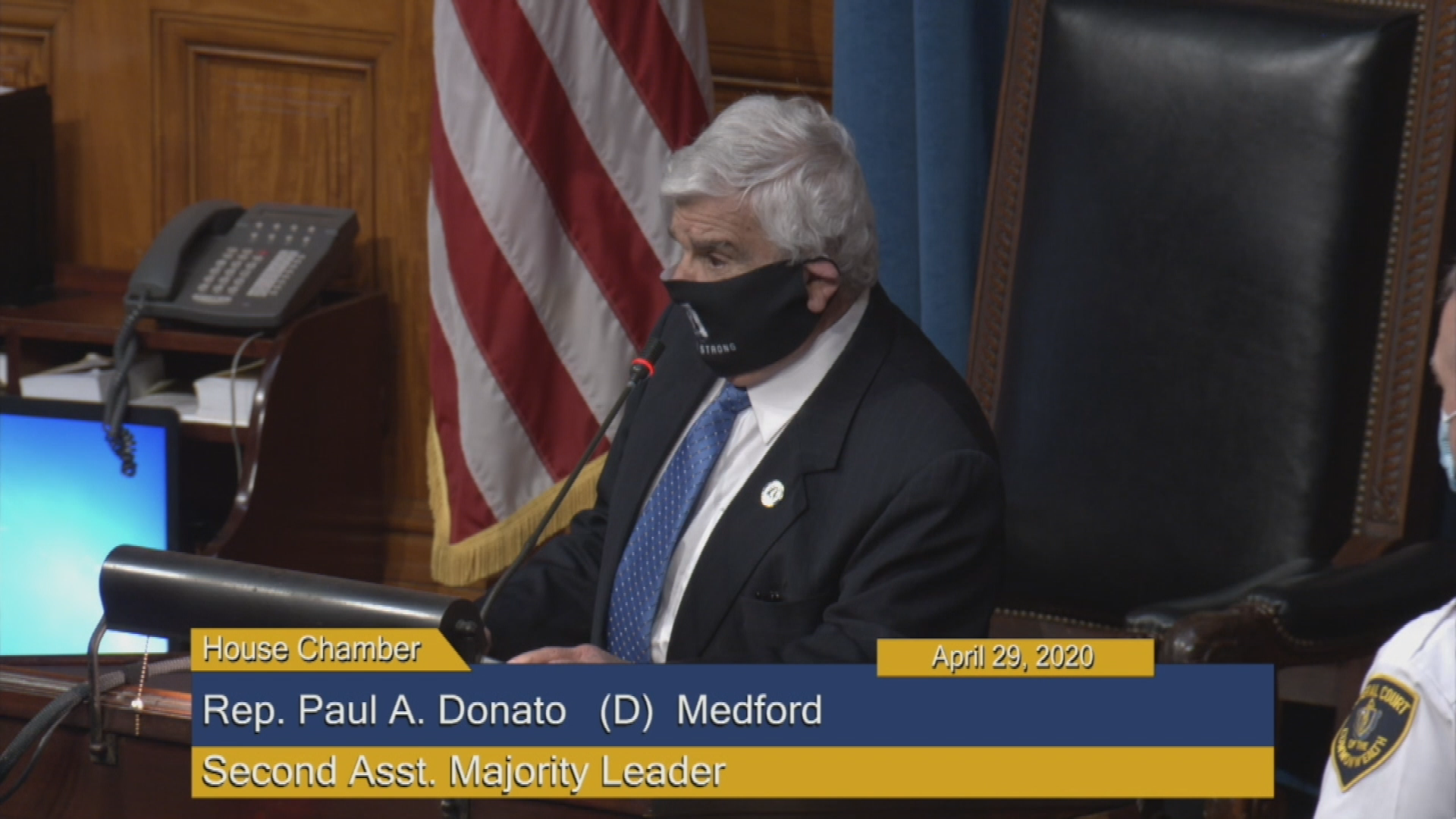 Thumbnail image for Commonwealth of Massachusetts State House.  House of Representatives, Informal Session, April 29, 2020.