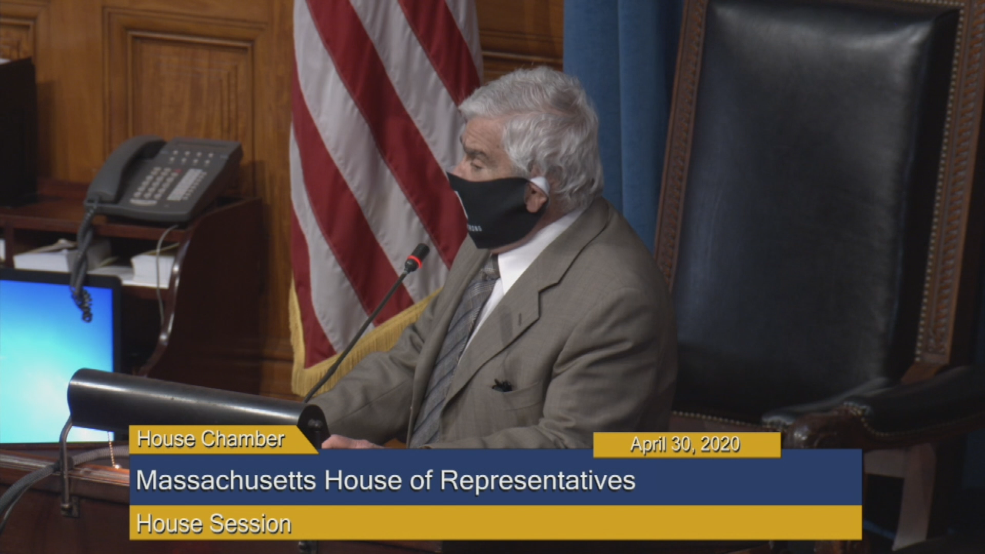 Thumbnail image for Commonwealth of Massachusetts State House.  House of Representatives, Informal Session, April 30, 2020.