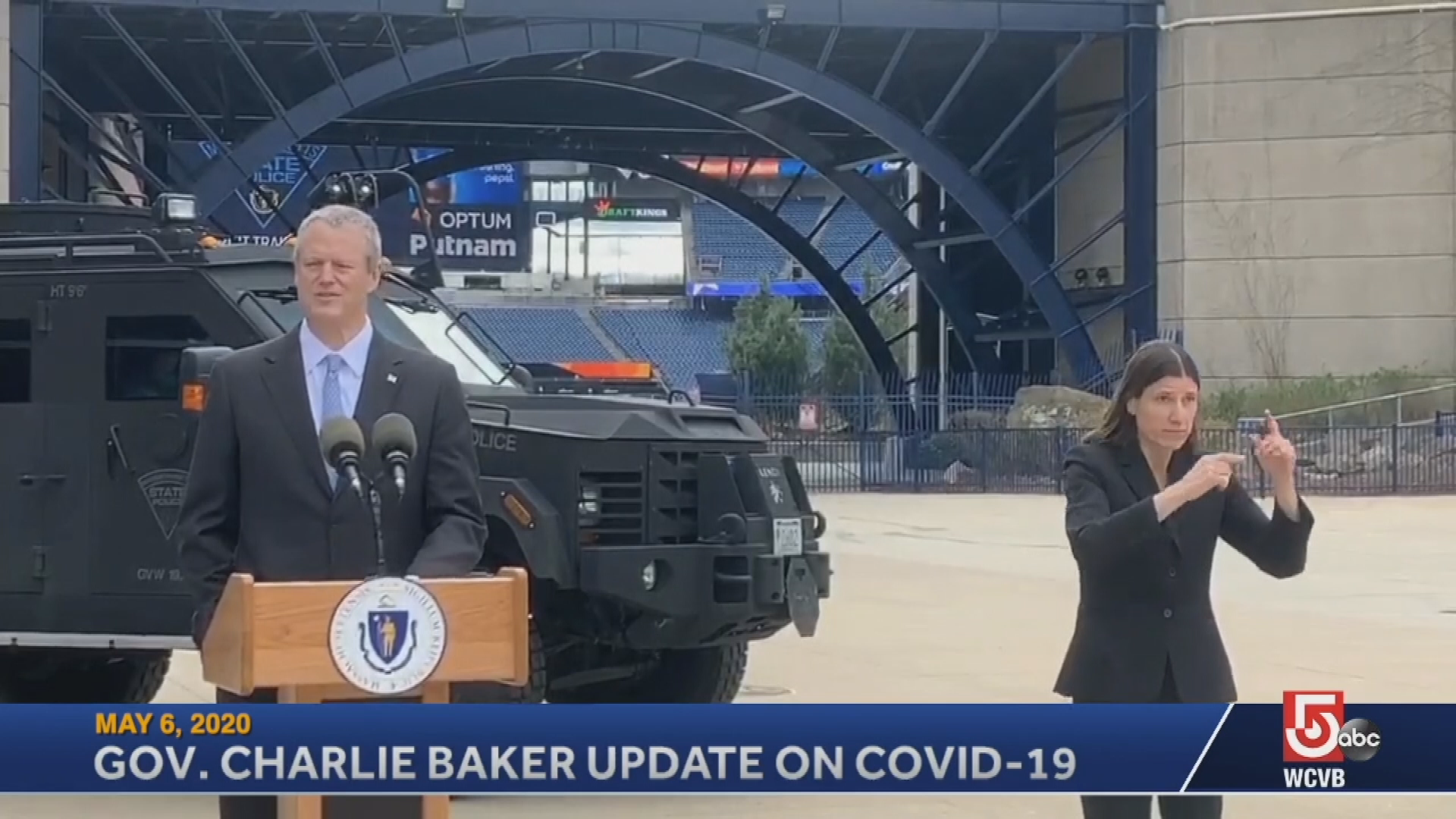 Thumbnail image for Commonwealth of Massachusetts State House.  Governor Baker COVID-19 Update: May 6, 2020.