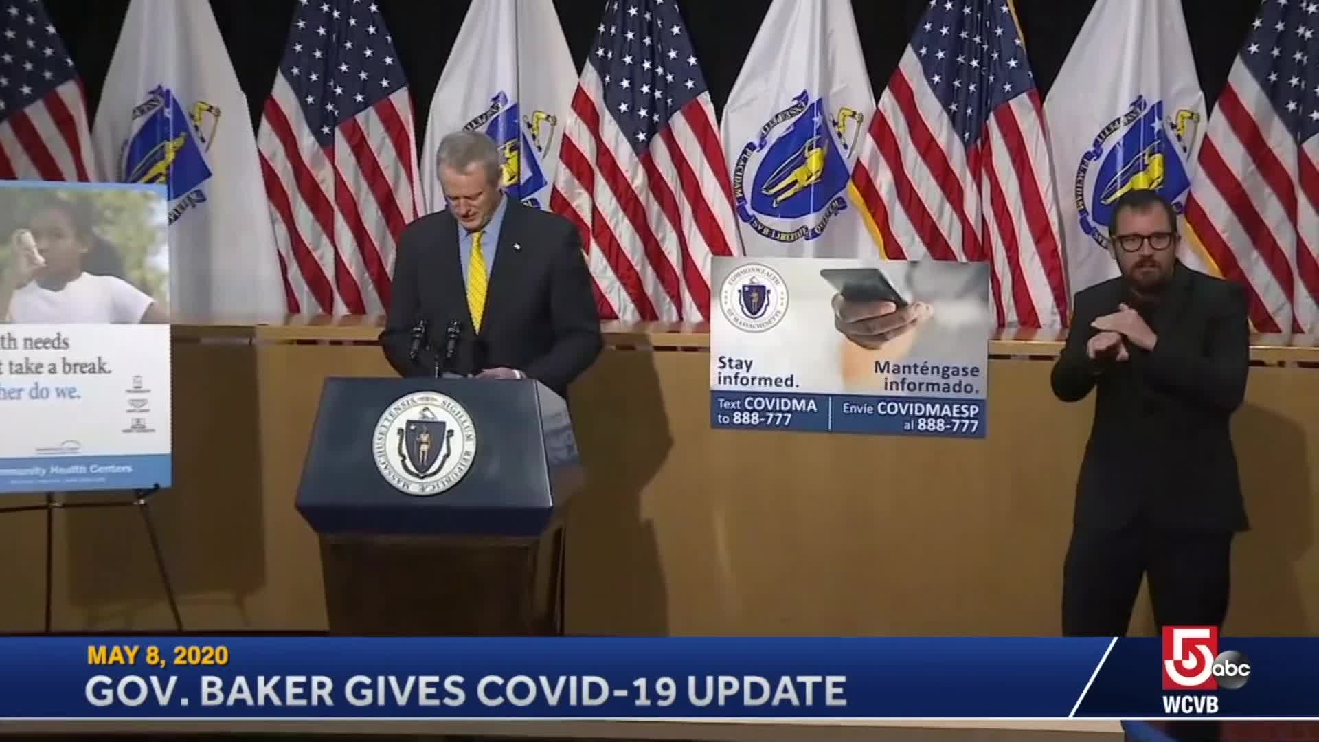 Thumbnail image for Commonwealth of Massachusetts State House.  Governor Baker COVID-19 Update: May 8, 2020.