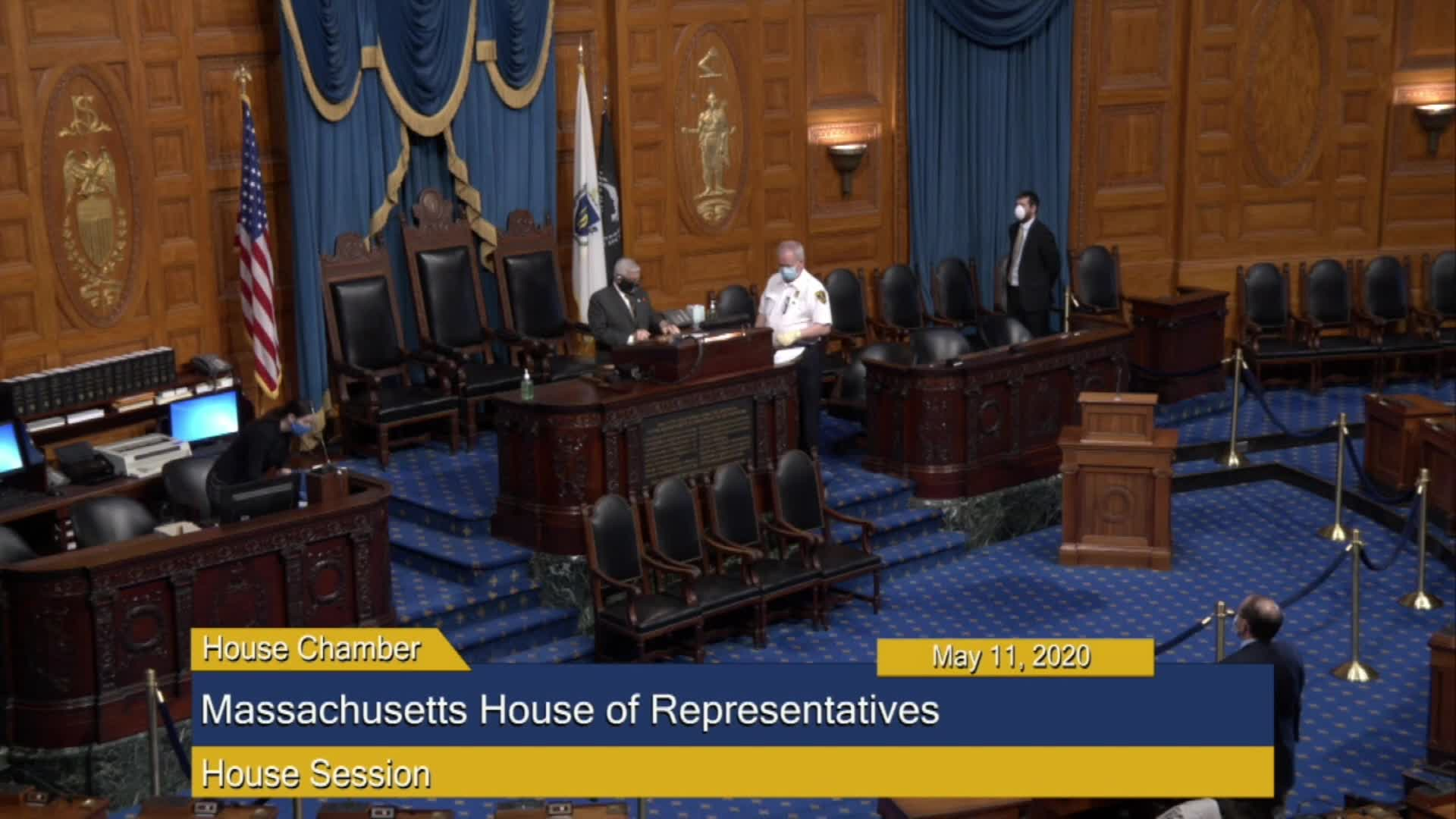 Thumbnail image for Commonwealth of Massachusetts State House.  House of Representatives, Informal Session, May 11, 2020.