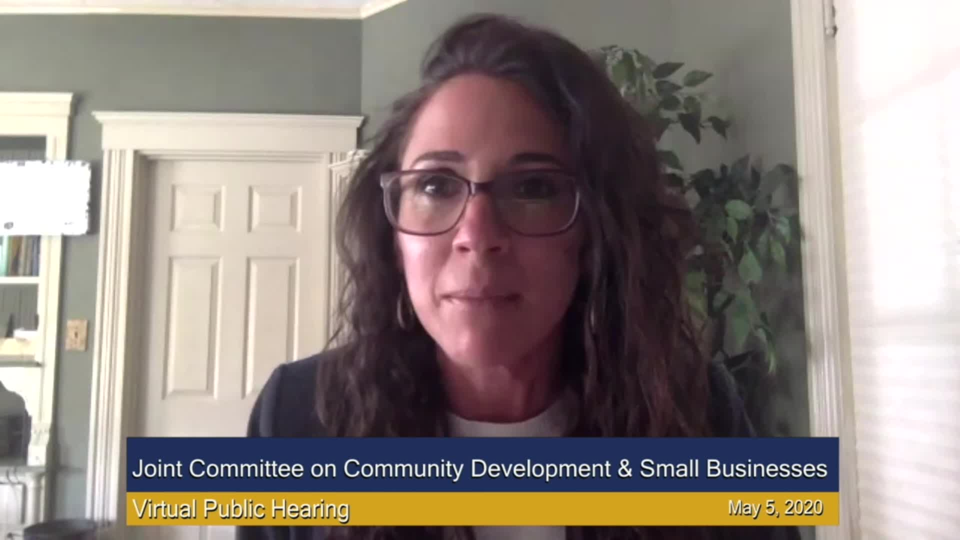 Thumbnail image for Commonwealth of Massachusetts State House.  Joint Committee on Community Development and Small Businesses, Virtual Public Hearing, May 5th, 2020
