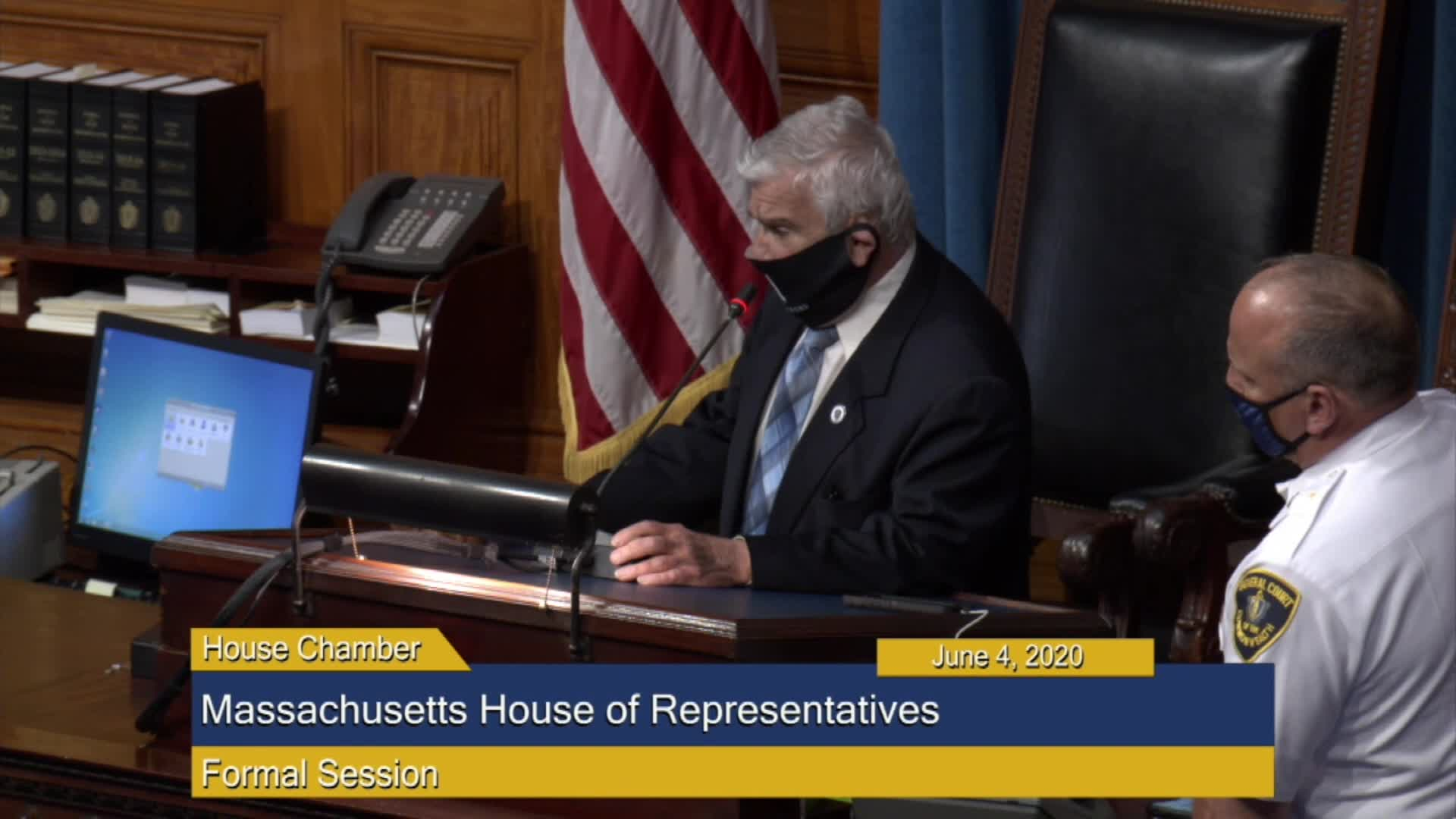 Thumbnail image for Commonwealth of Massachusetts State House.  House of Representatives, Formal Session, Part 2 of 2, June 4, 2020.