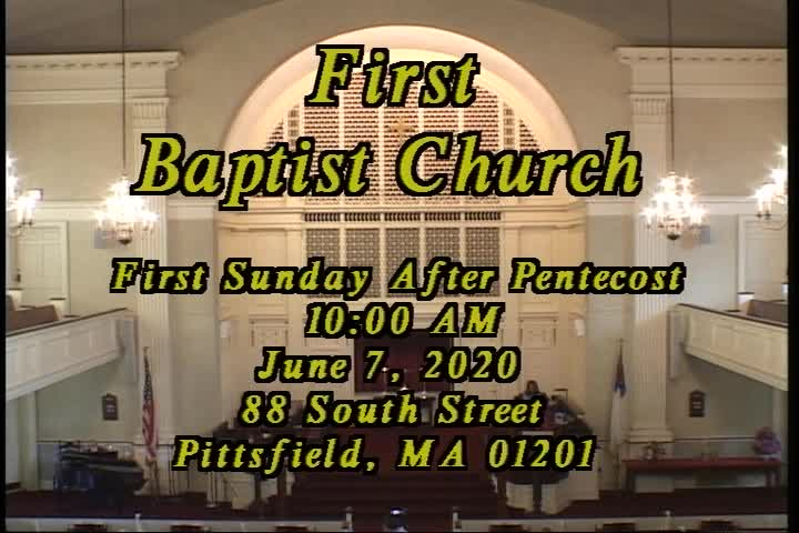 Thumbnail image for First Baptist Church of Pittsfield, June 7, 2020.