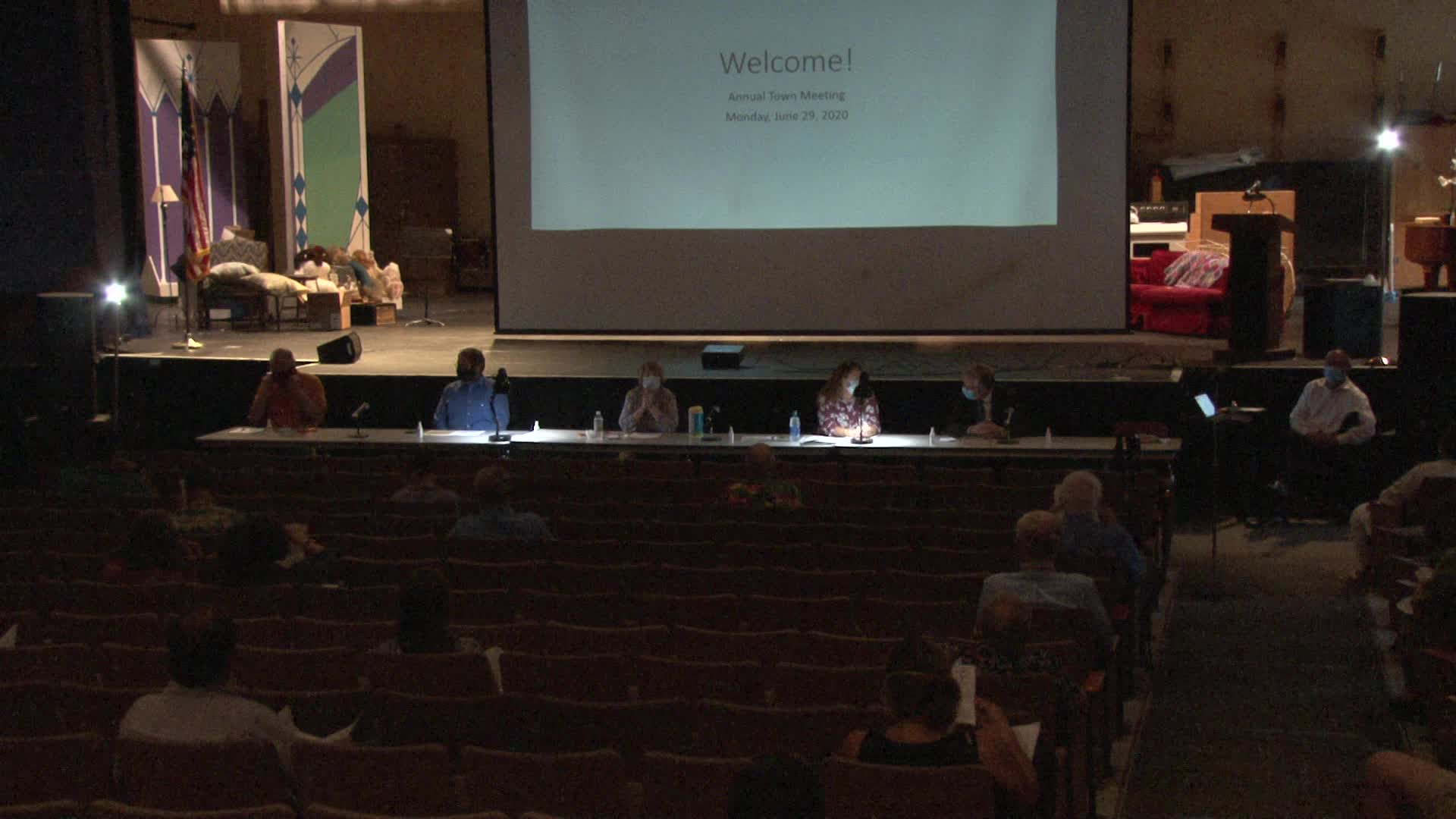 Thumbnail image for Town of Sheffield Annual Town Meeting, June 29, 2020.  LIVE, from Mt. Everett Regional High School.