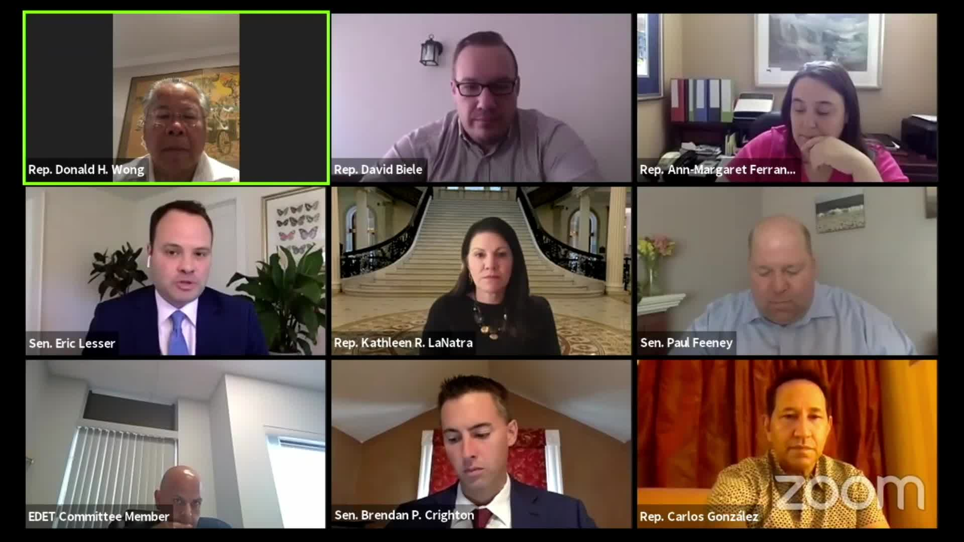 Thumbnail image for Commonwealth of Massachusetts State House.  Joint Committee on Economic Development & Emerging Technologies, Virtual Public Hearing on economic development and the biennial Community Services Block Grant (CSBG), Part 1 of 2, June 26, 2020.