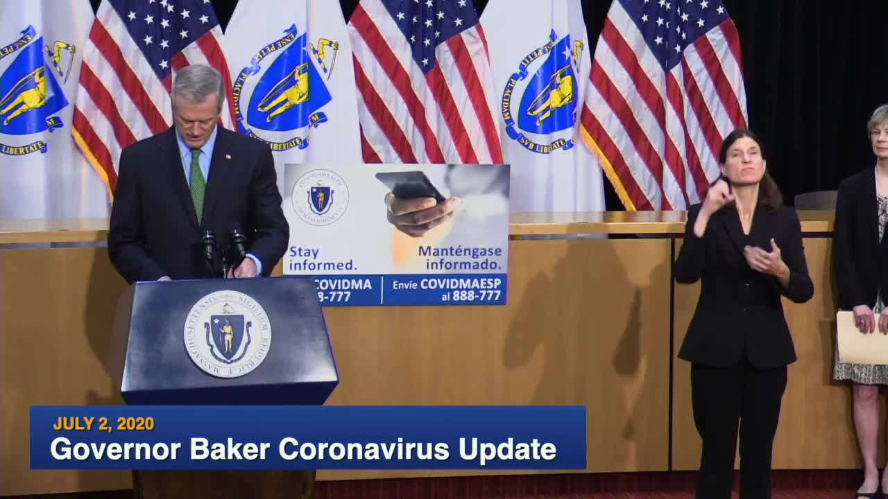 Thumbnail image for Commonwealth of Massachusetts State House.  Governor Baker COVID-19 Update: July 2, 2020.