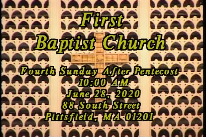 Thumbnail image for First Baptist Church of Pittsfield, June 28, 2020.