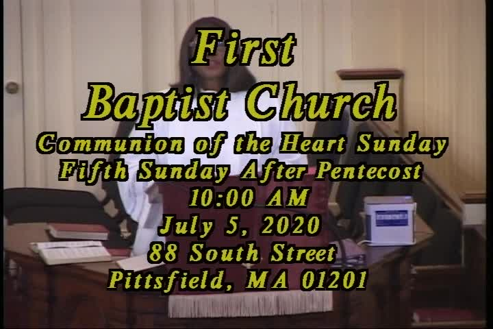 Thumbnail image for First Baptist Church of Pittsfield, July 5, 2020.