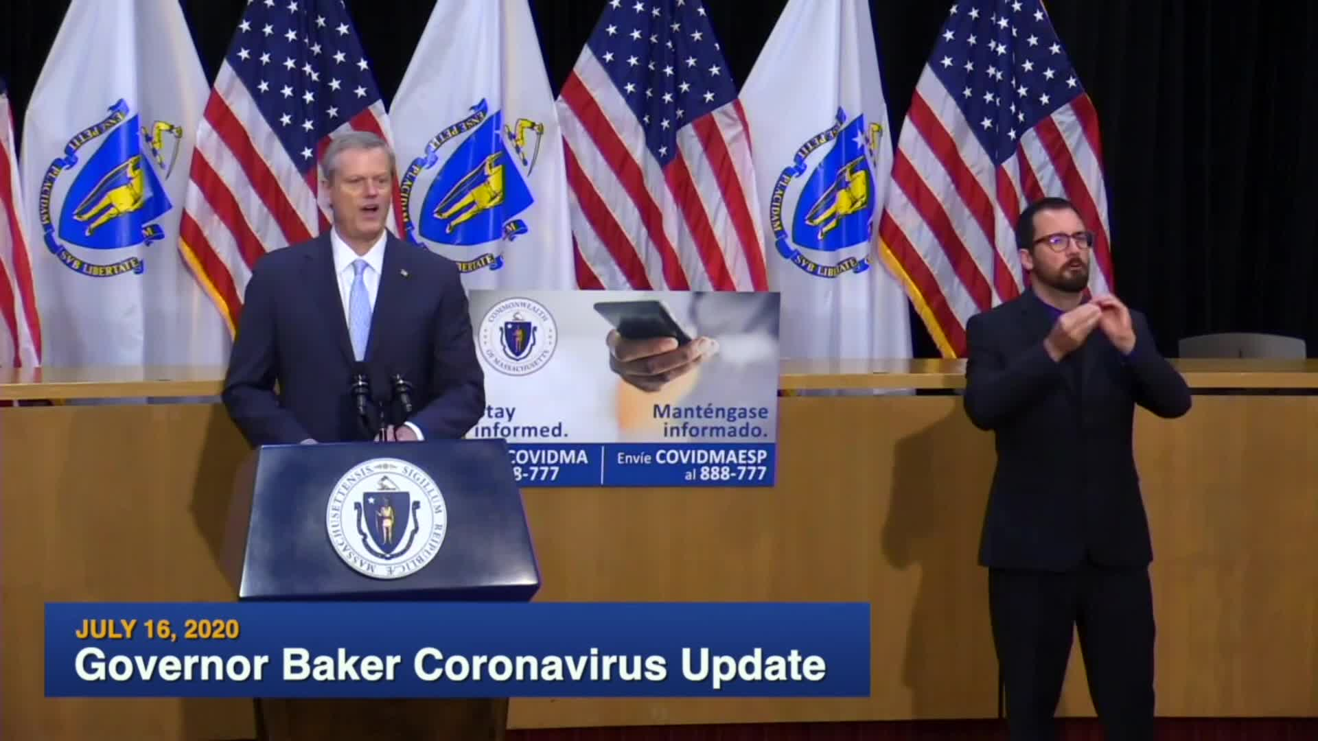 Thumbnail image for Commonwealth of Massachusetts State House.  Governor Baker COVID-19 Update: July 16, 2020.