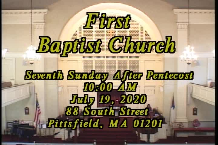 Thumbnail image for First Baptist Church of Pittsfield, July 19, 2020.