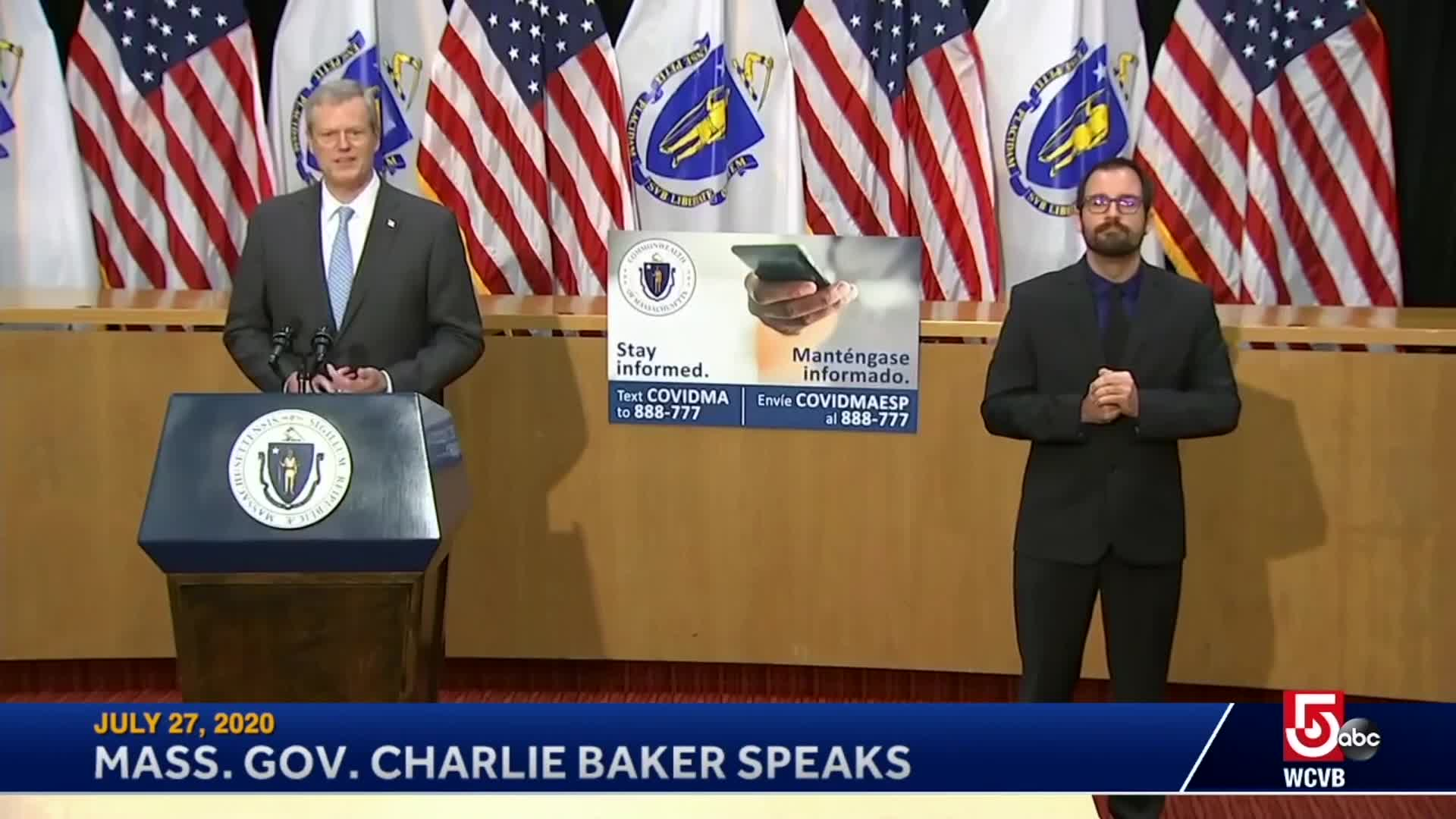 Thumbnail image for Commonwealth of Massachusetts State House.  Governor Baker COVID-19 Update: July 27, 2020.