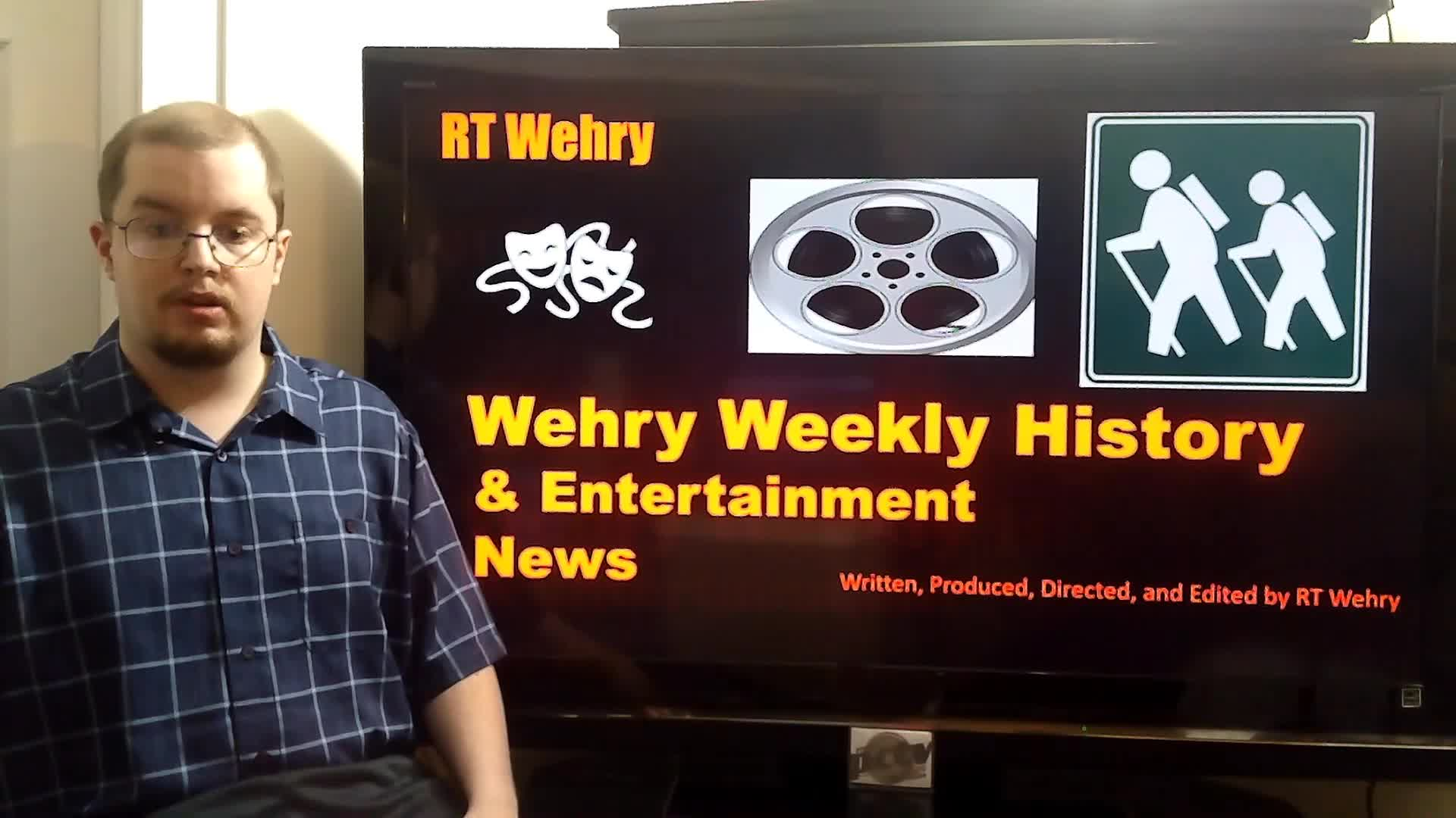 Thumbnail image for Wehry Weekly History & Entertainment News.  August 19, 2020.