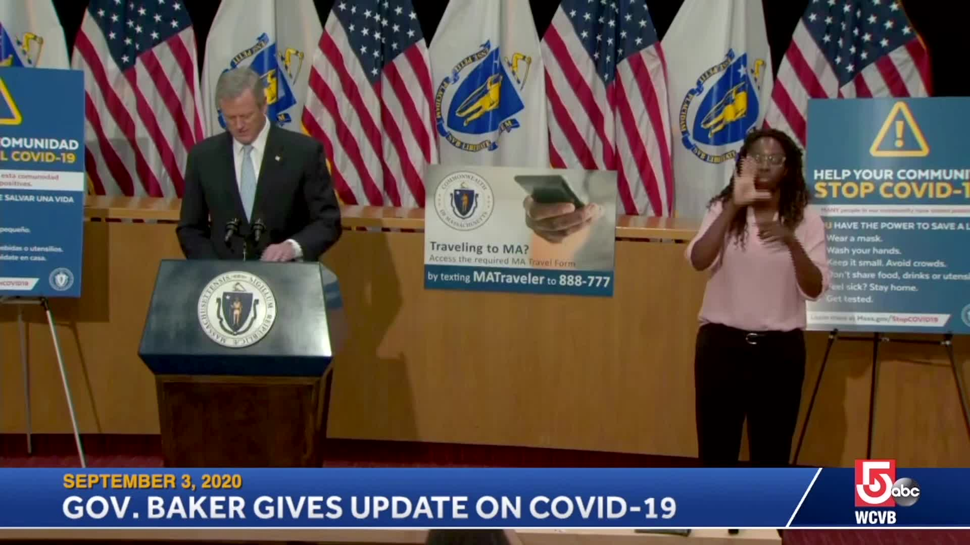 Thumbnail image for Commonwealth of Massachusetts State House.  Governor Baker COVID-19 Update: September 3, 2020.