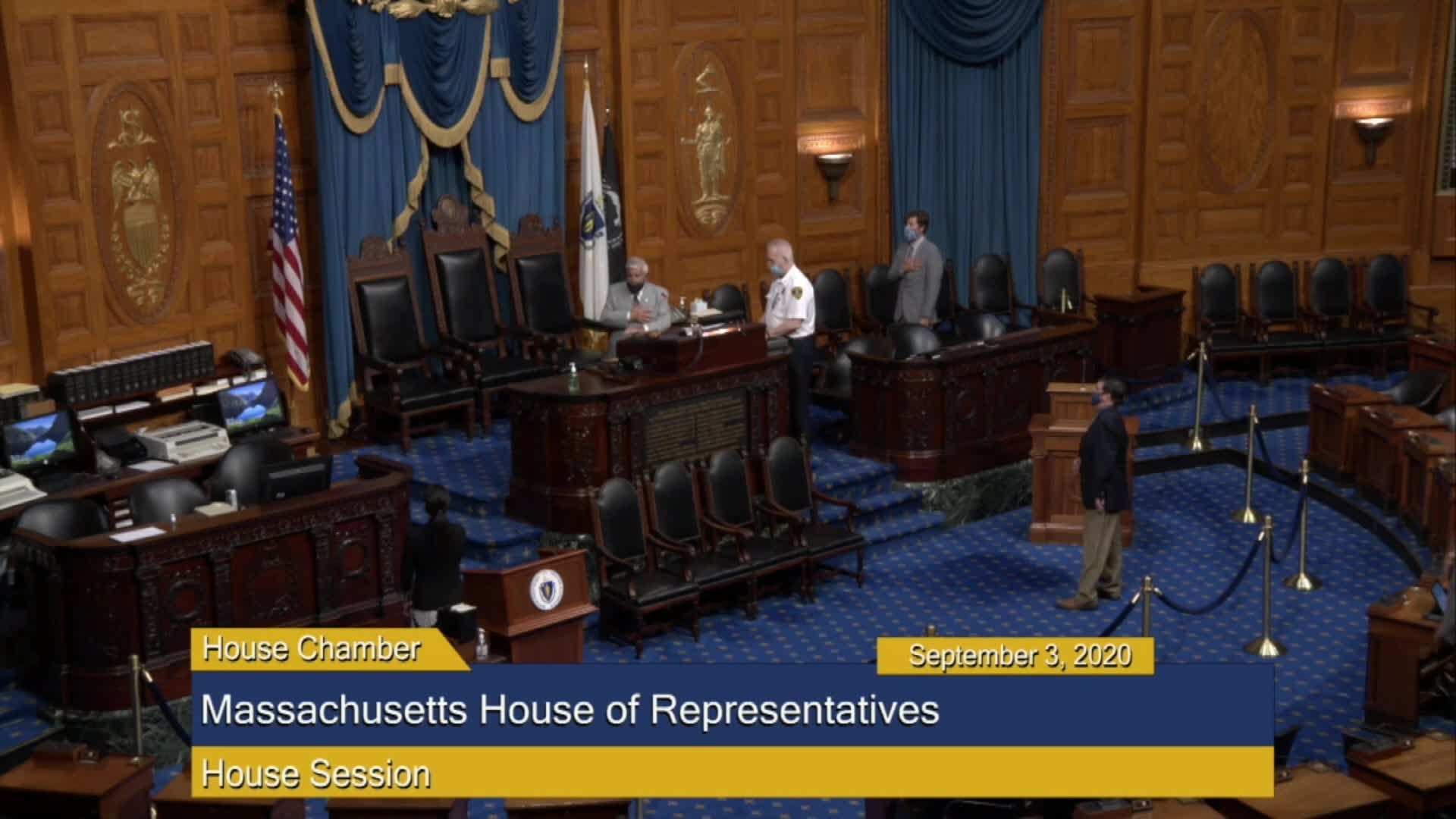 Thumbnail image for Commonwealth of Massachusetts State House.  House of Representatives, Informal Session, September 3, 2020.