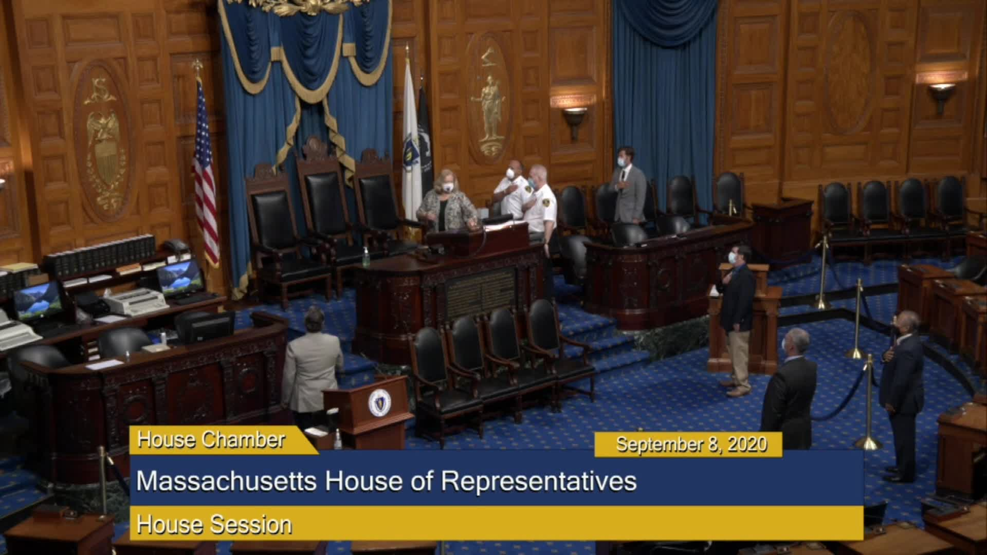 Thumbnail image for Commonwealth of Massachusetts State House.  House of Representatives, Informal Session, September 8, 2020.