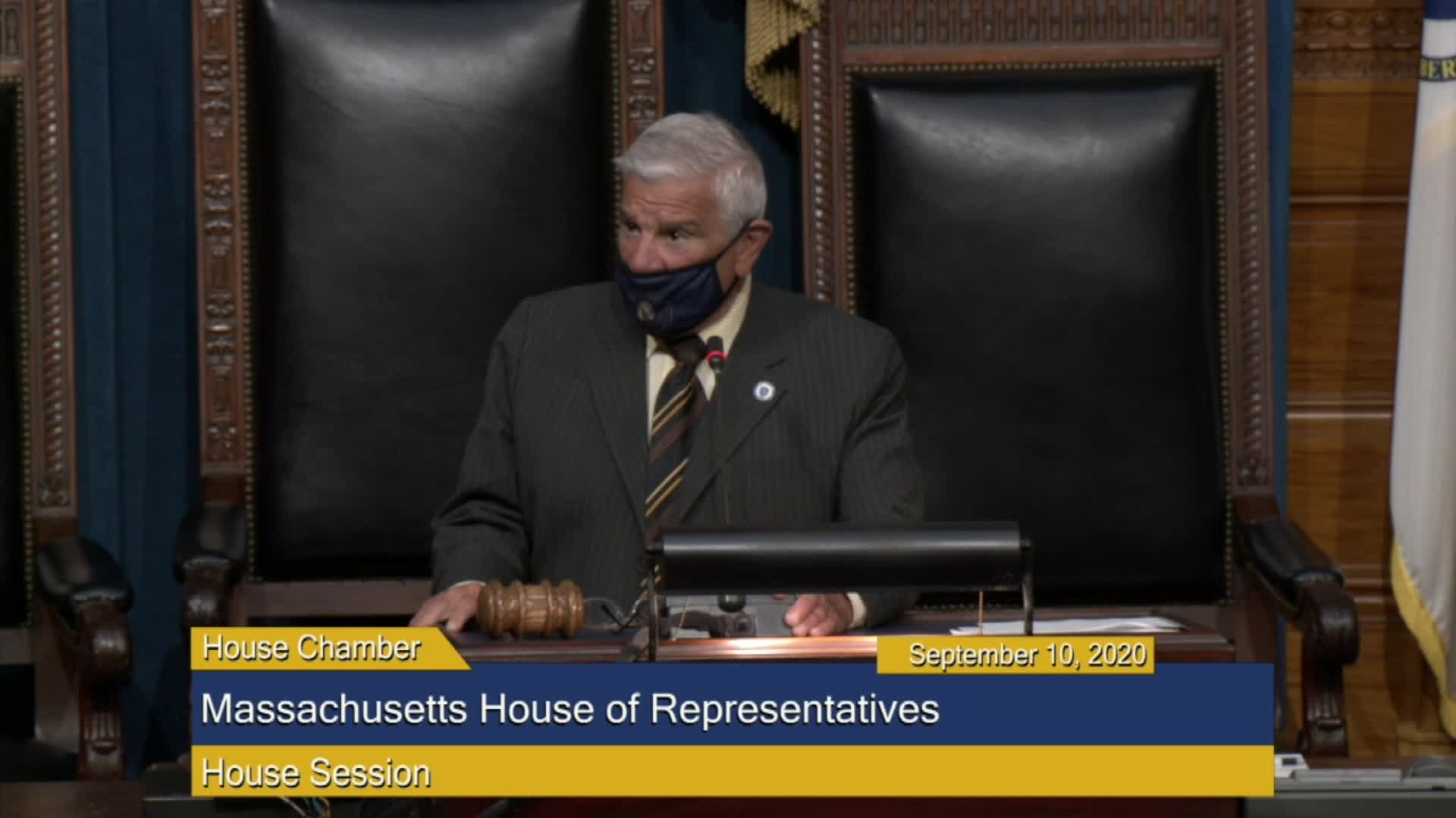 Thumbnail image for Commonwealth of Massachusetts State House.  House of Representatives, Informal Session, September 10, 2020.