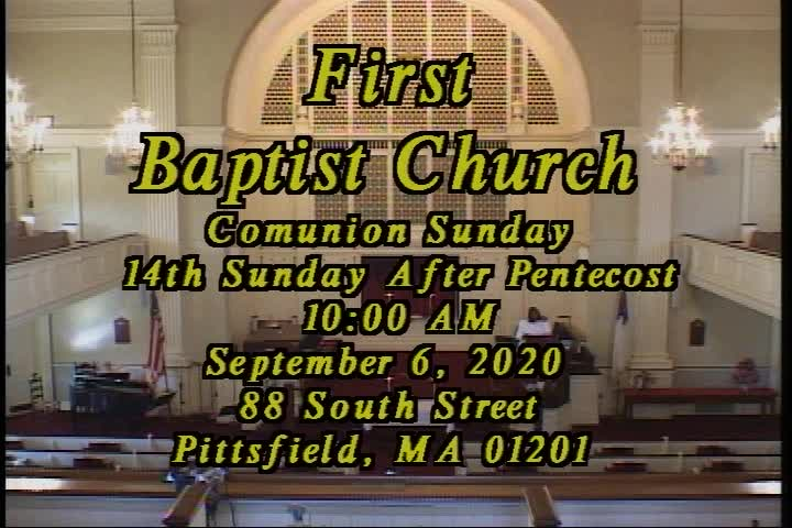 Thumbnail image for First Baptist Church of Pittsfield, September 6, 2020.