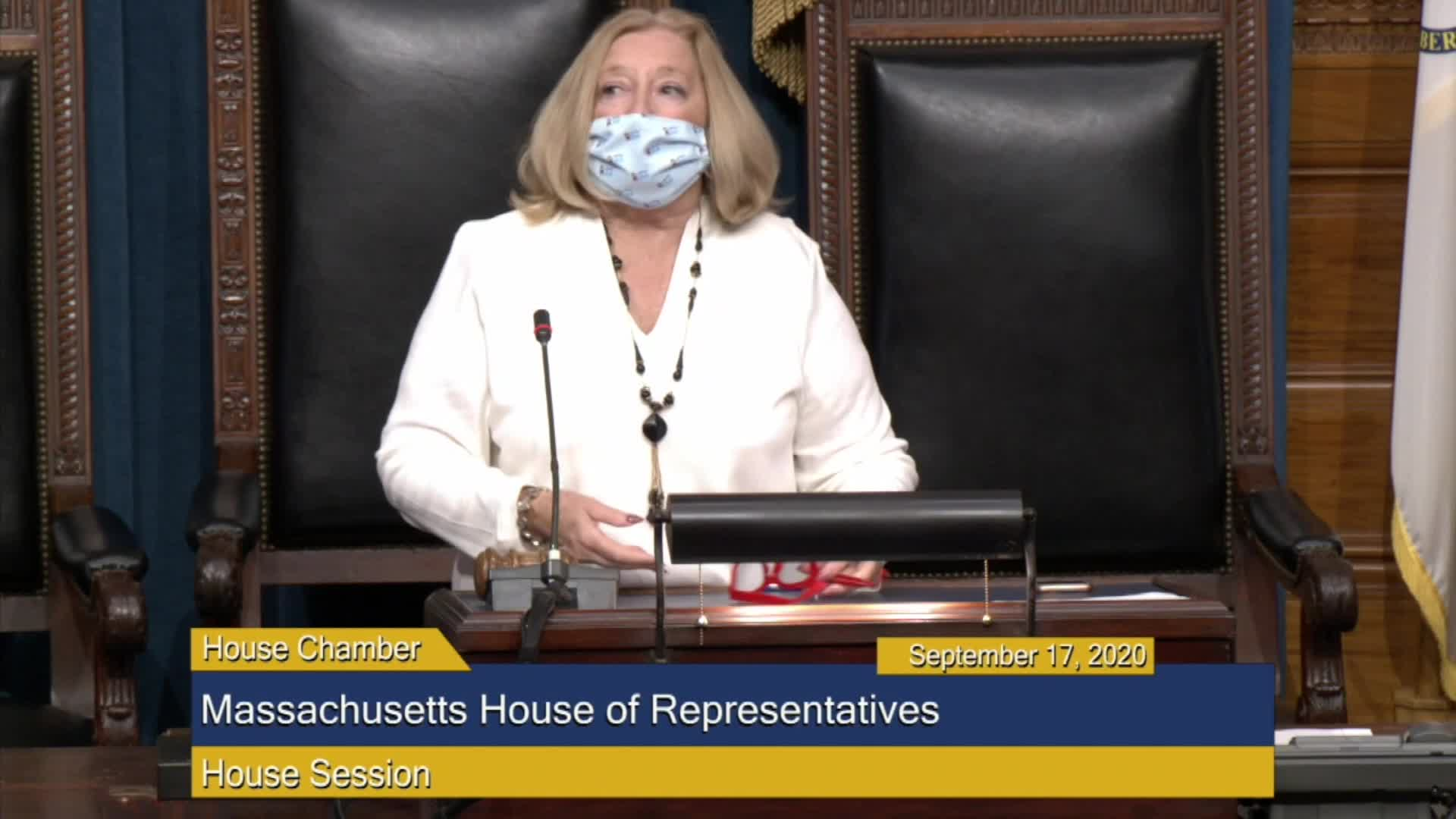 Thumbnail image for Commonwealth of Massachusetts State House.  House of Representatives, Informal Session, September 17, 2020.