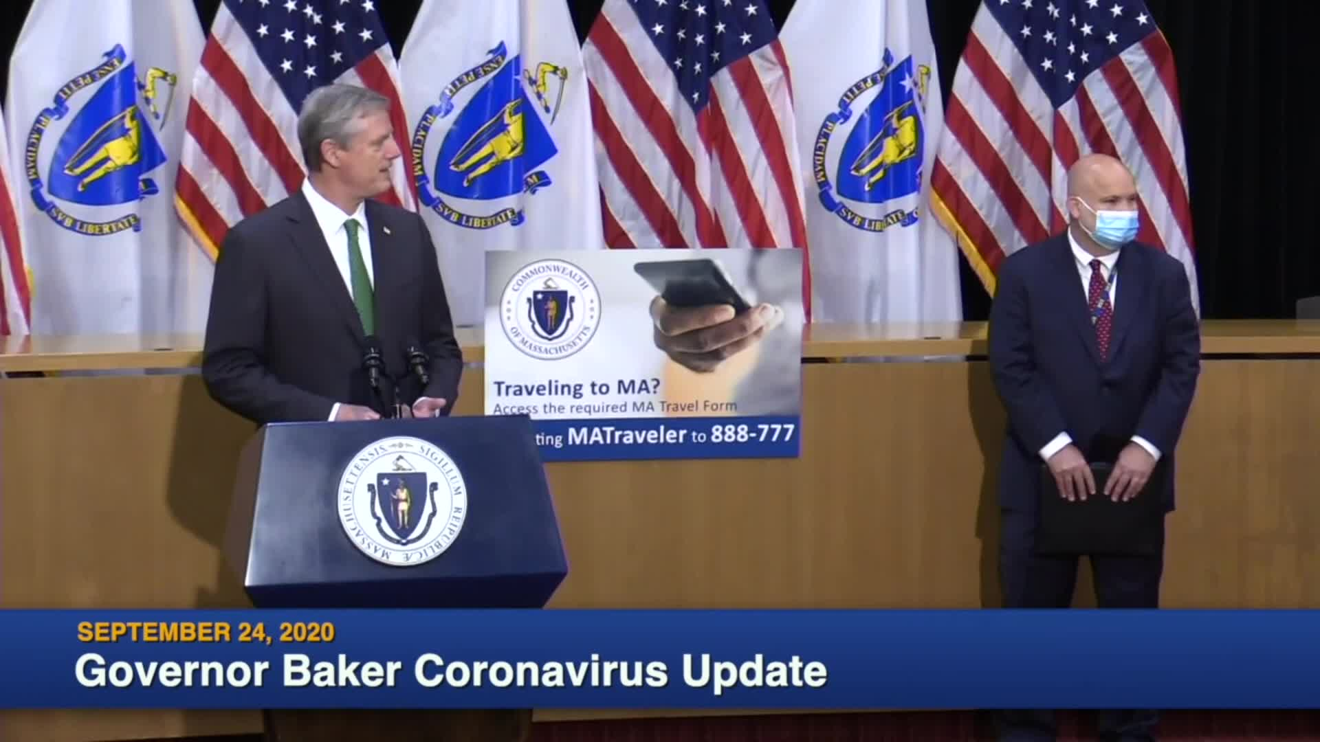 Thumbnail image for Commonwealth of Massachusetts State House.  Governor Baker COVID-19 Update: September 24, 2020.