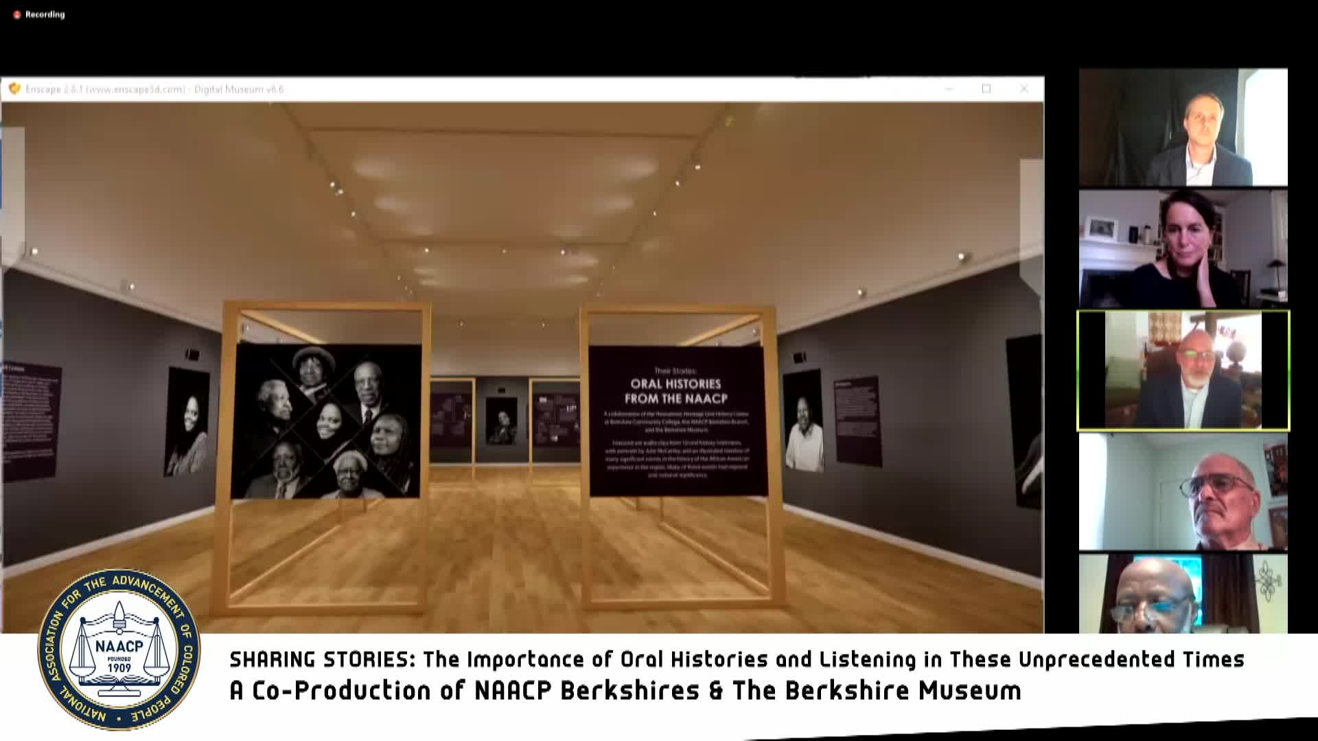 Thumbnail image for "Sharing Stories: The Importance of Oral Histories and Listening in These Unprecedented Times," a Co-Production & Exhibit of NAACP Berkshires and the Berkshire Museum.