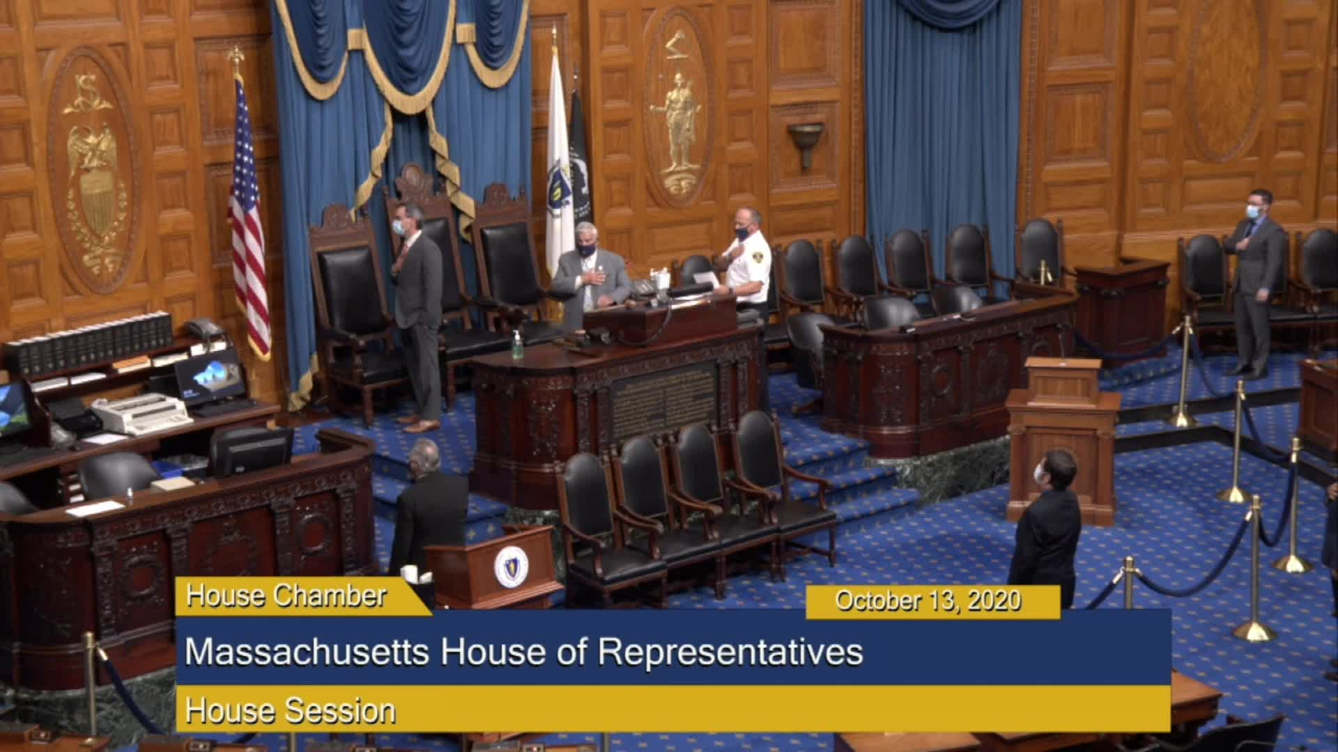 Thumbnail image for Commonwealth of Massachusetts State House.  House of Representatives, Informal Session, October 13, 2020.